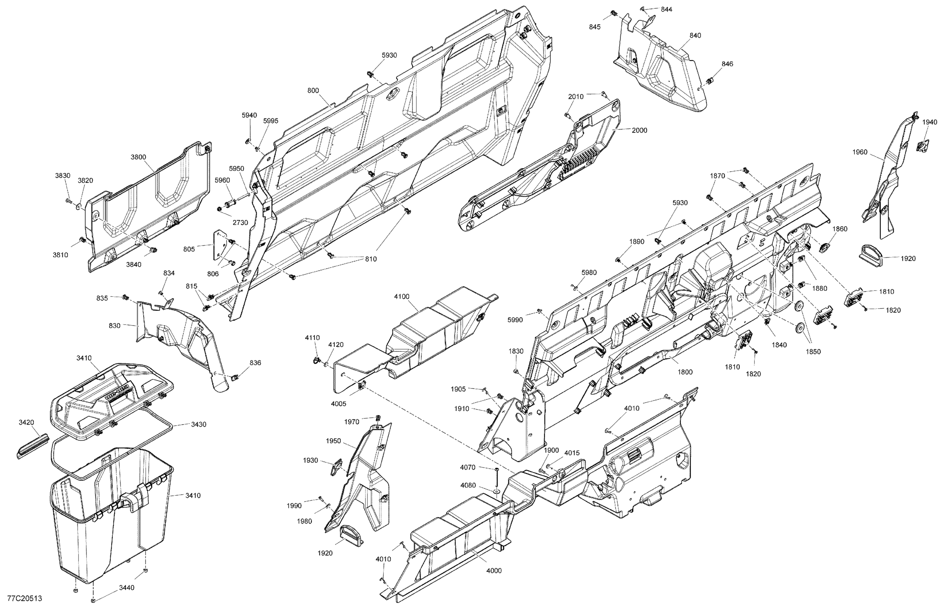 Cab Interior - Back Wall