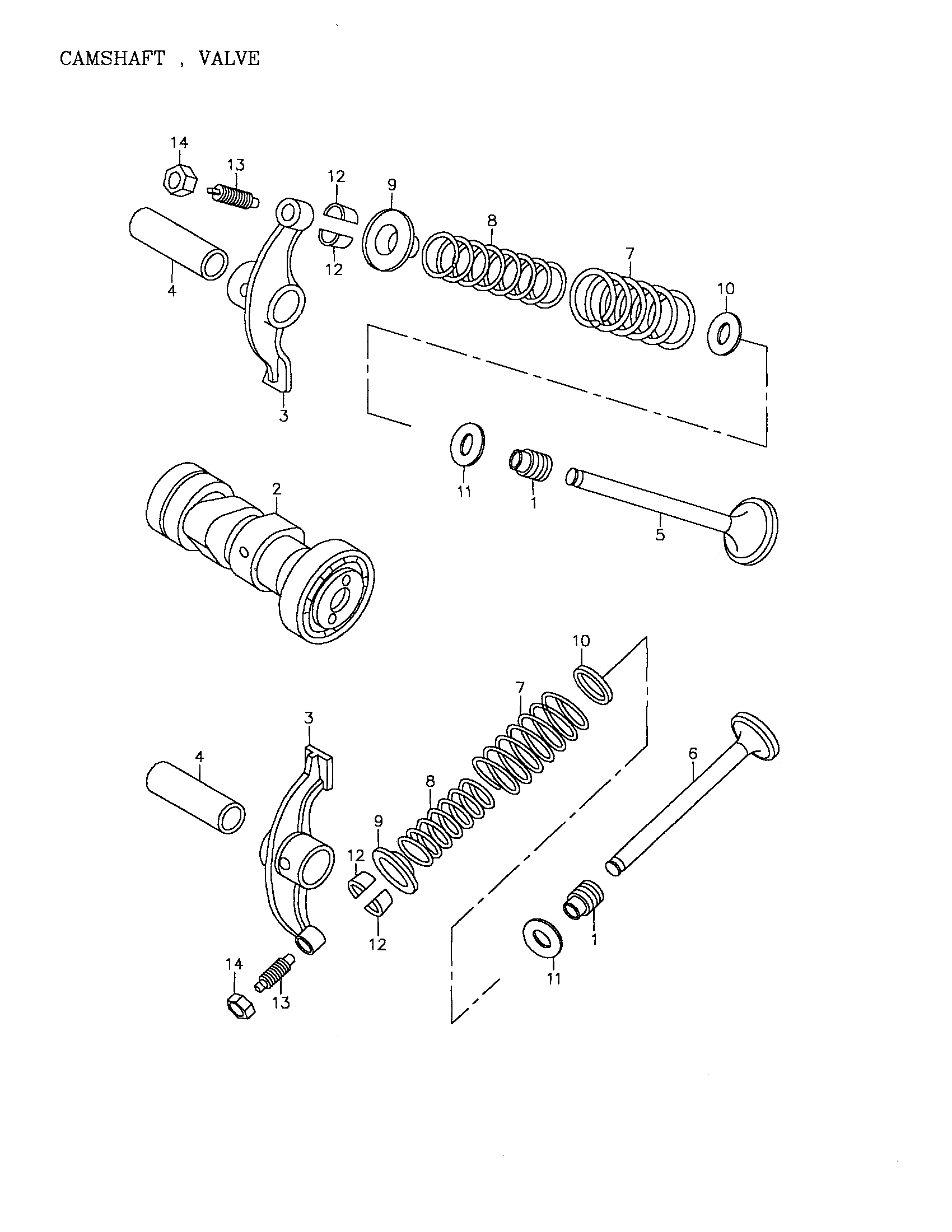 Camshaft, Valve