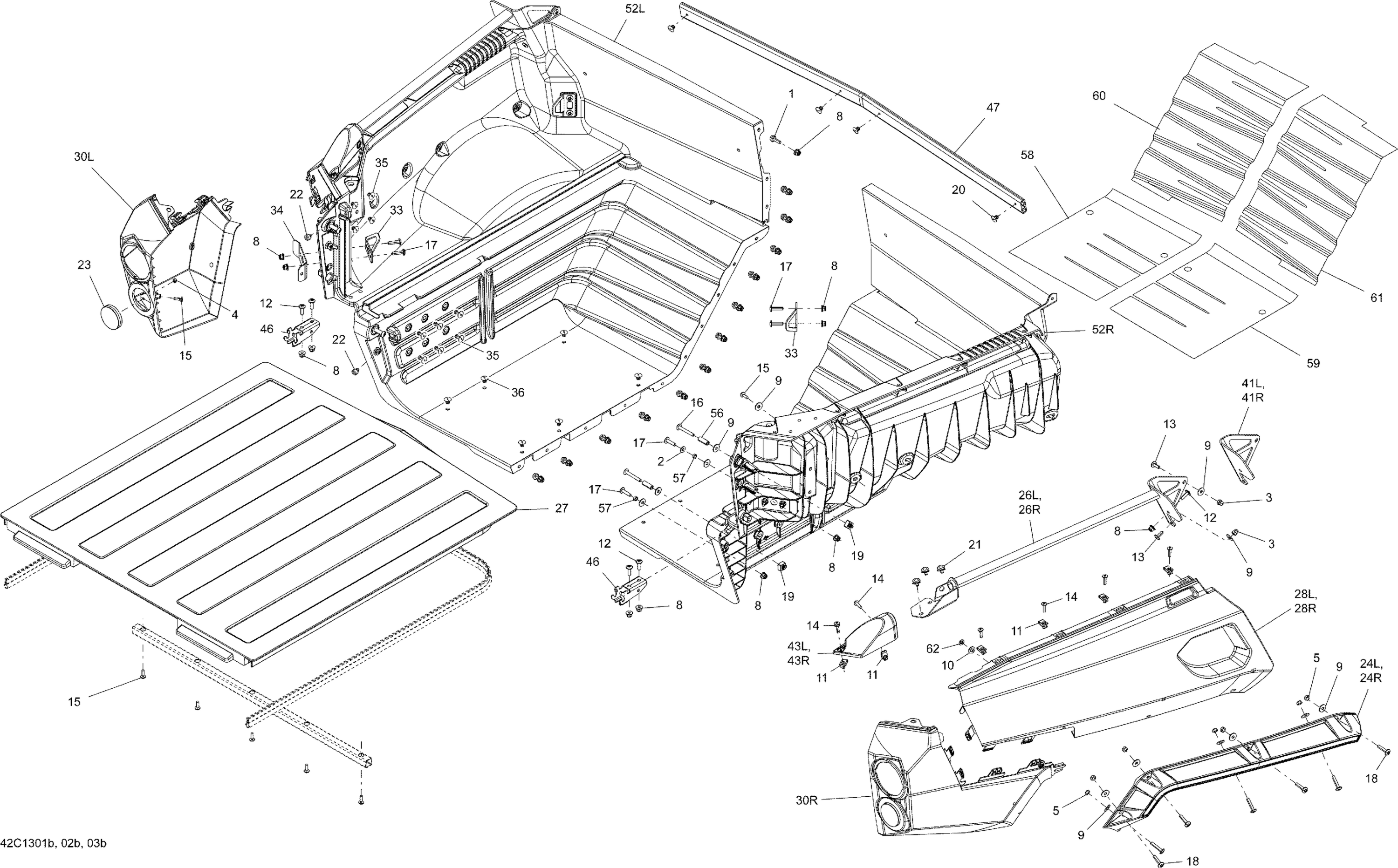 Схема узла: Rear Cargo Box