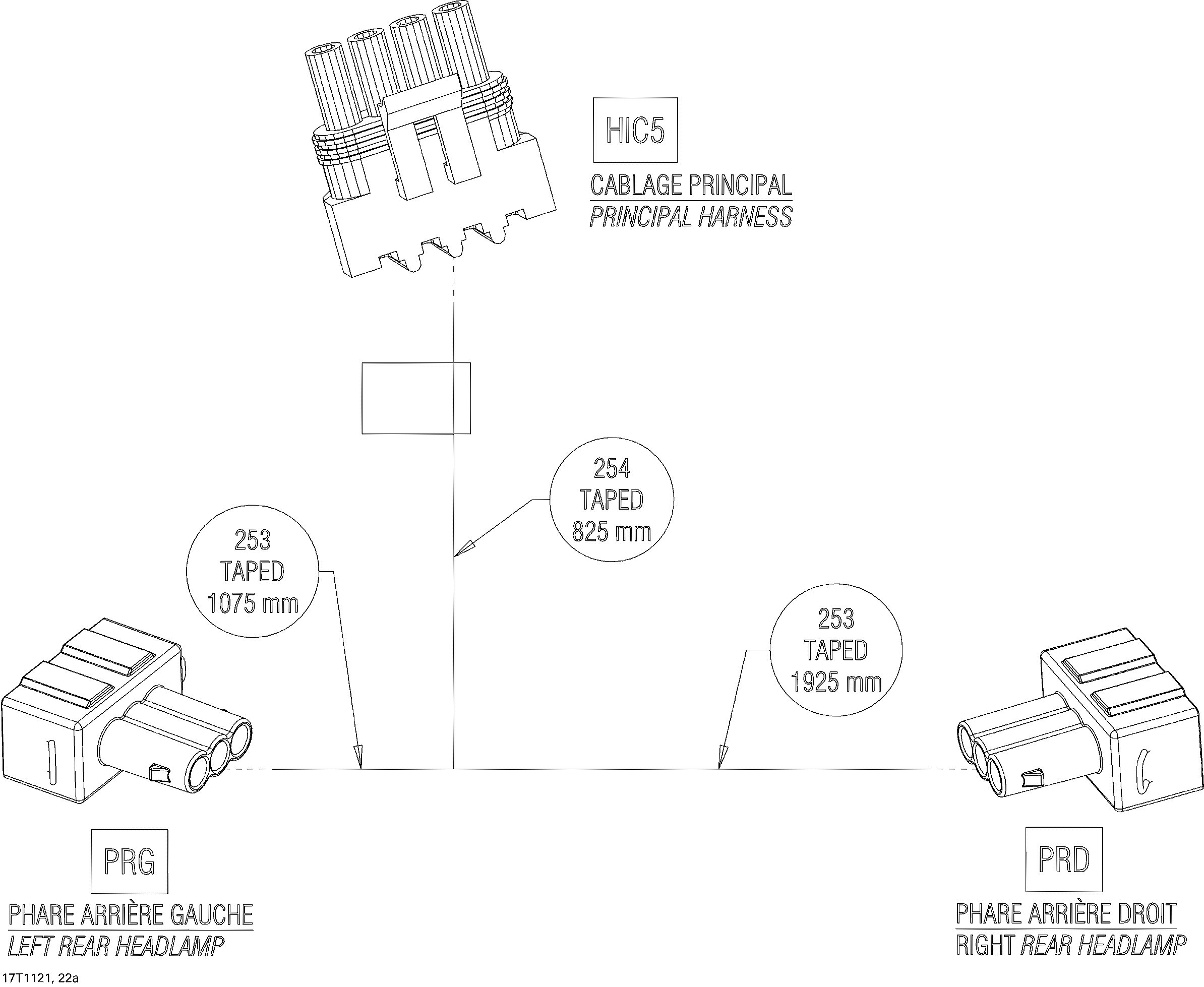 Electrical Harness, Rear Section