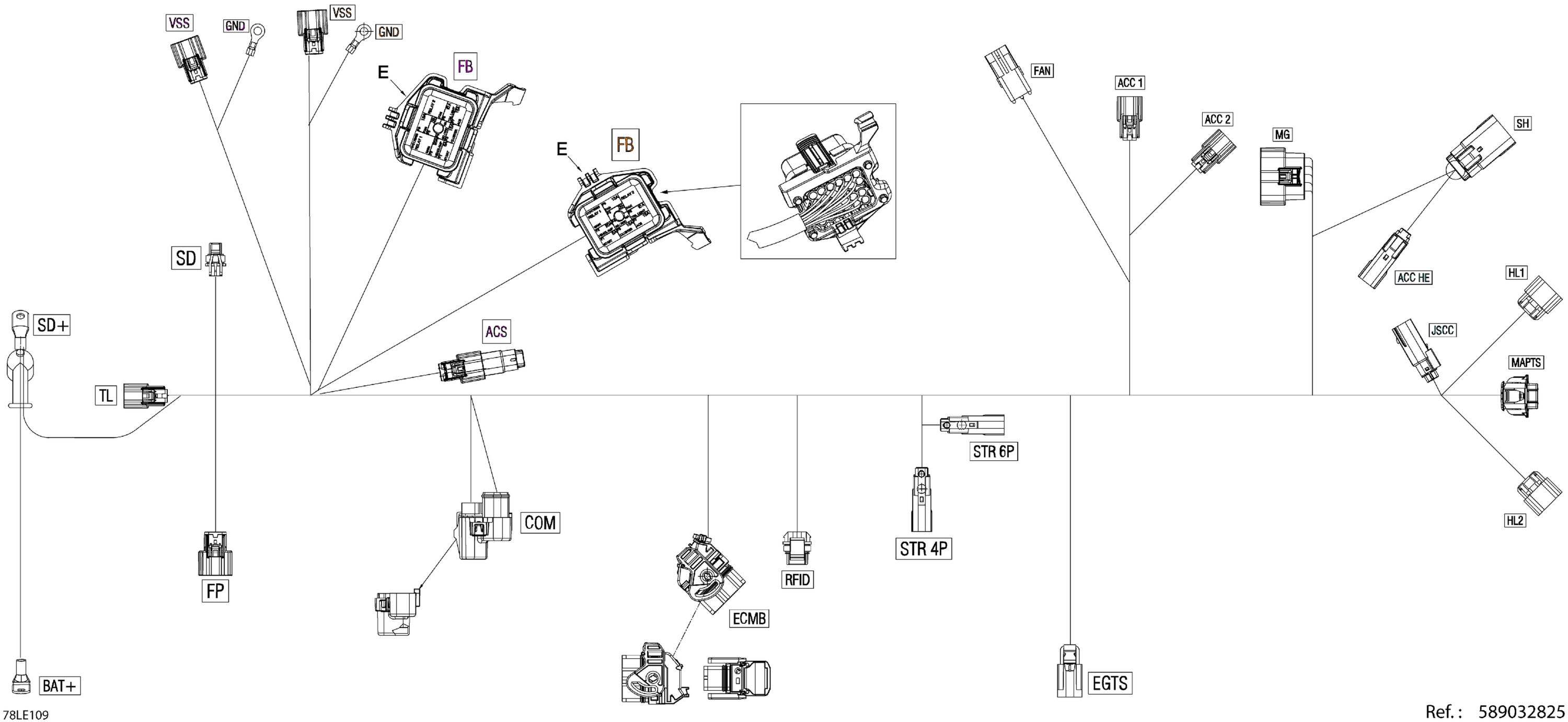 Electric - Main Harness - 515178944