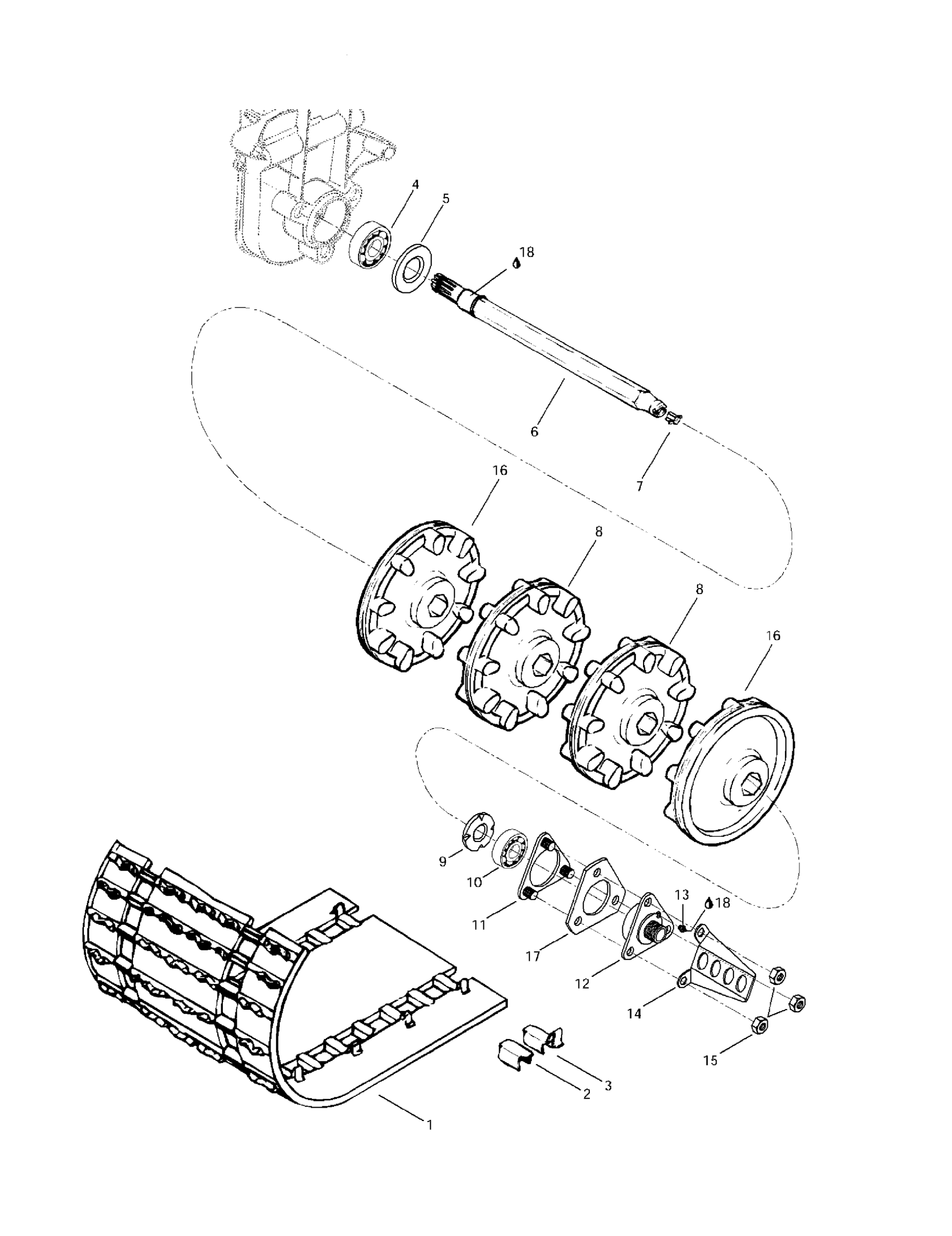 Drive Axle And Track