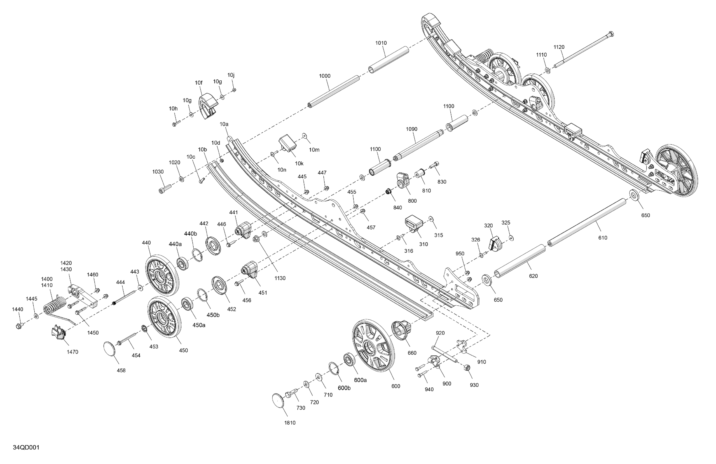 Схема узла: Suspension - Rear - Lower Section