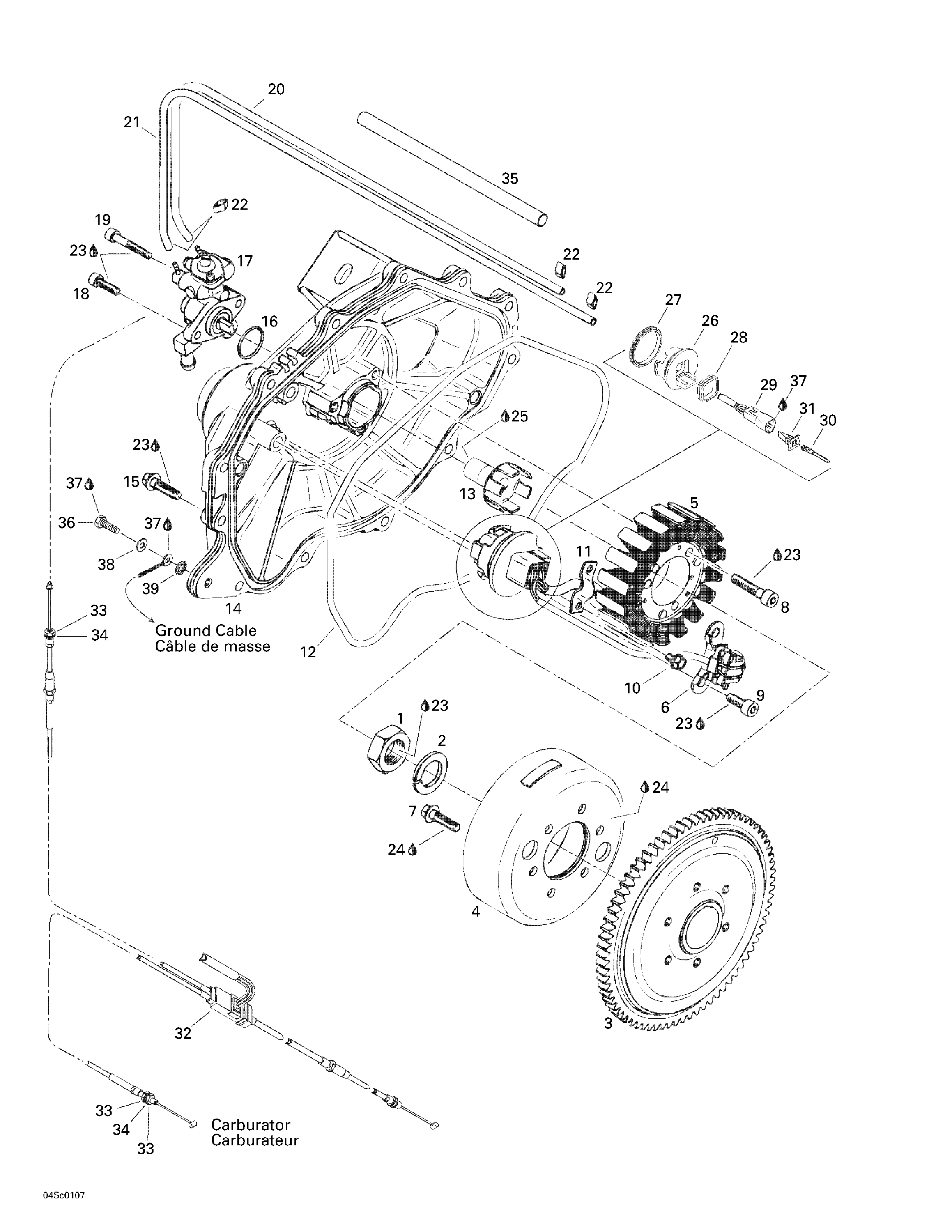 Magneto, Oil Pump