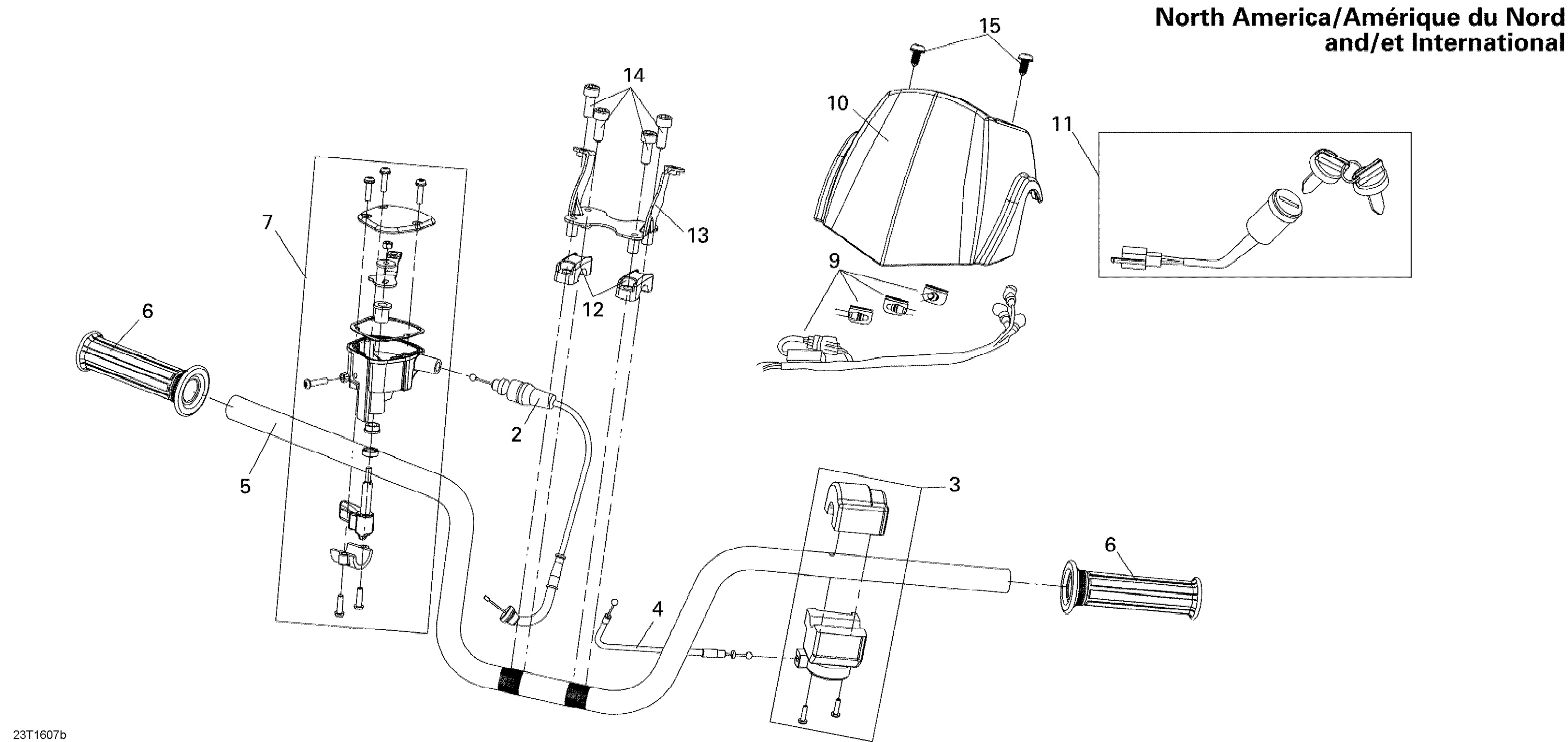 Handlebar , International