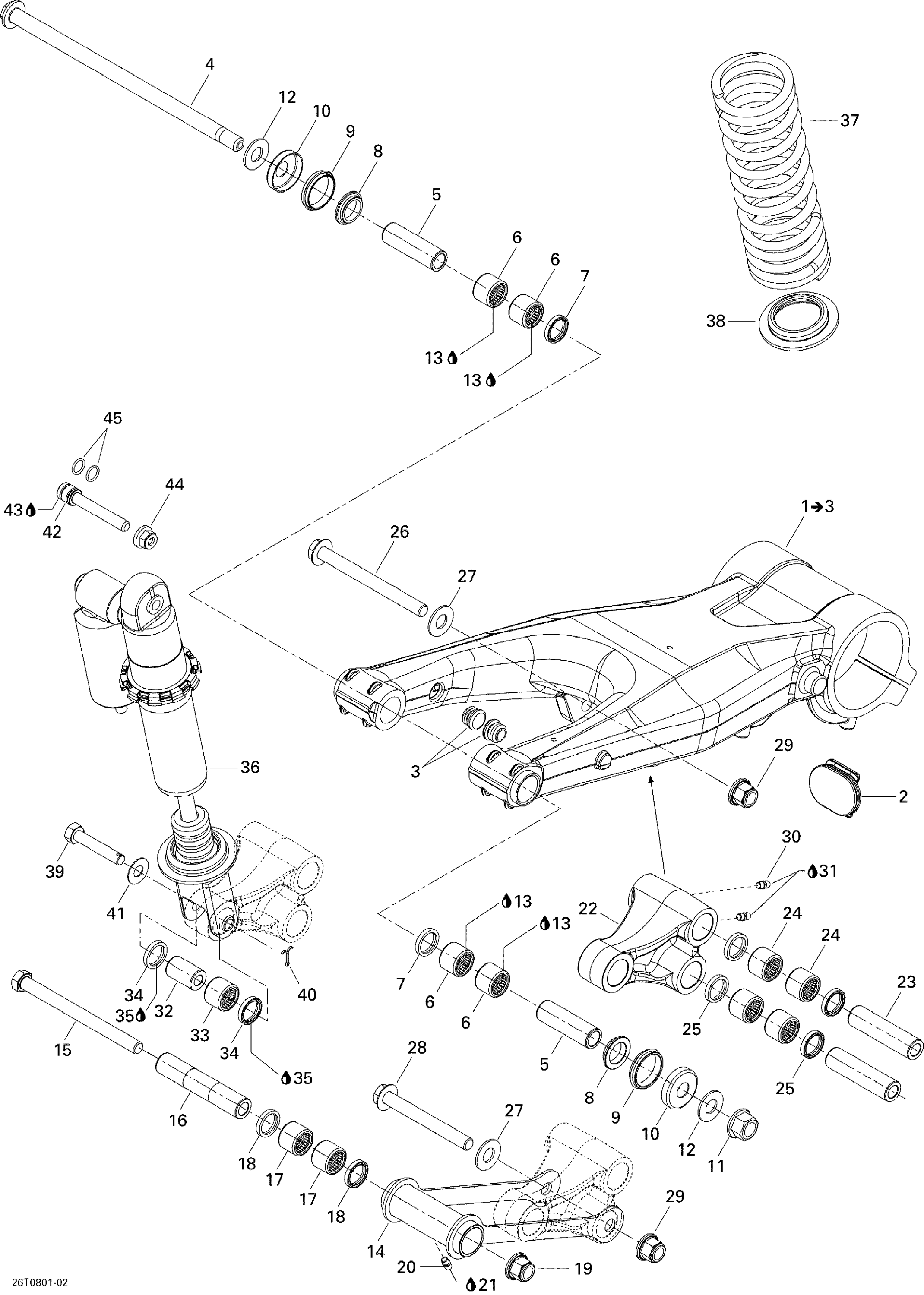 Схема узла: Rear Suspension