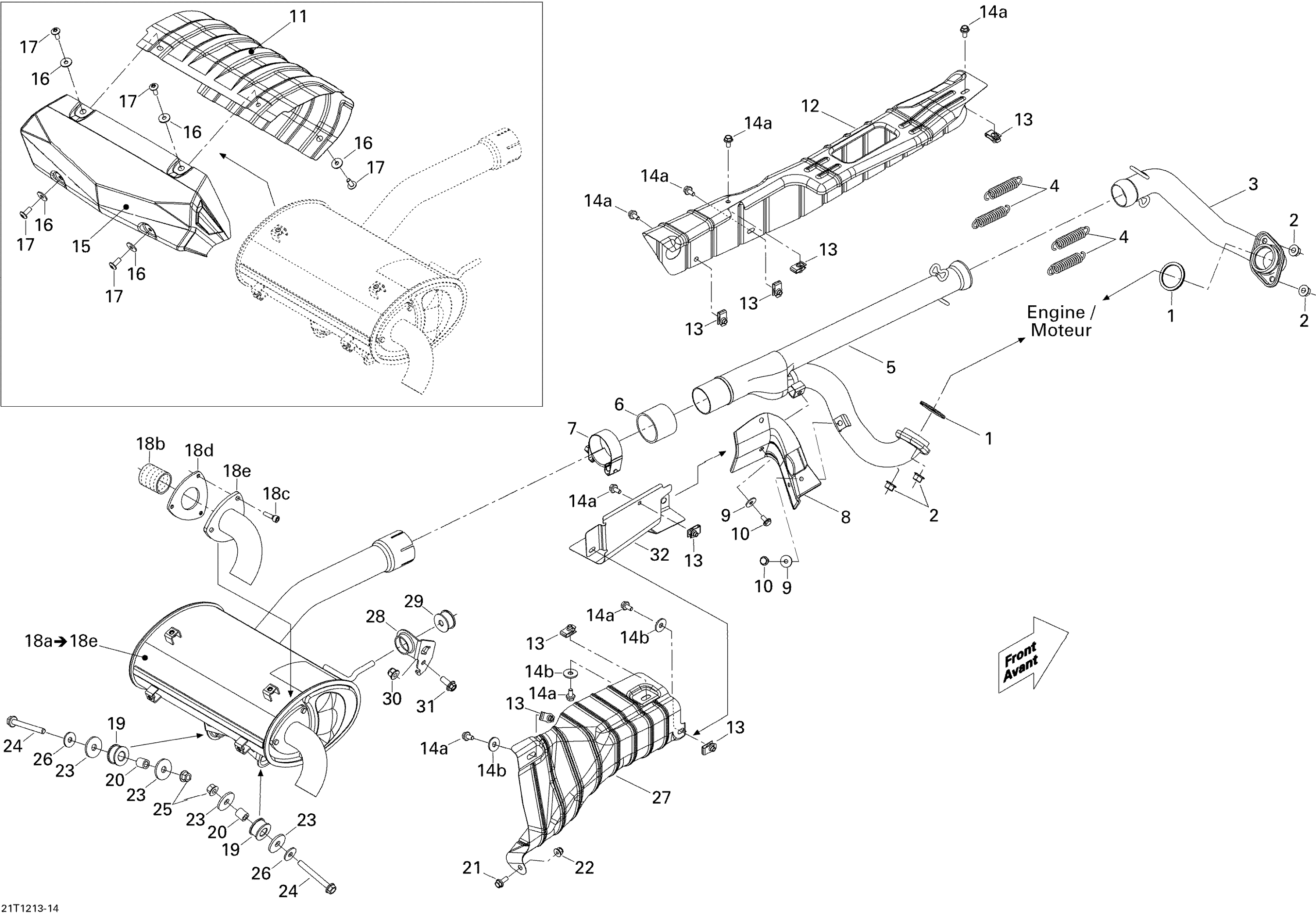 Схема узла: Exhaust System