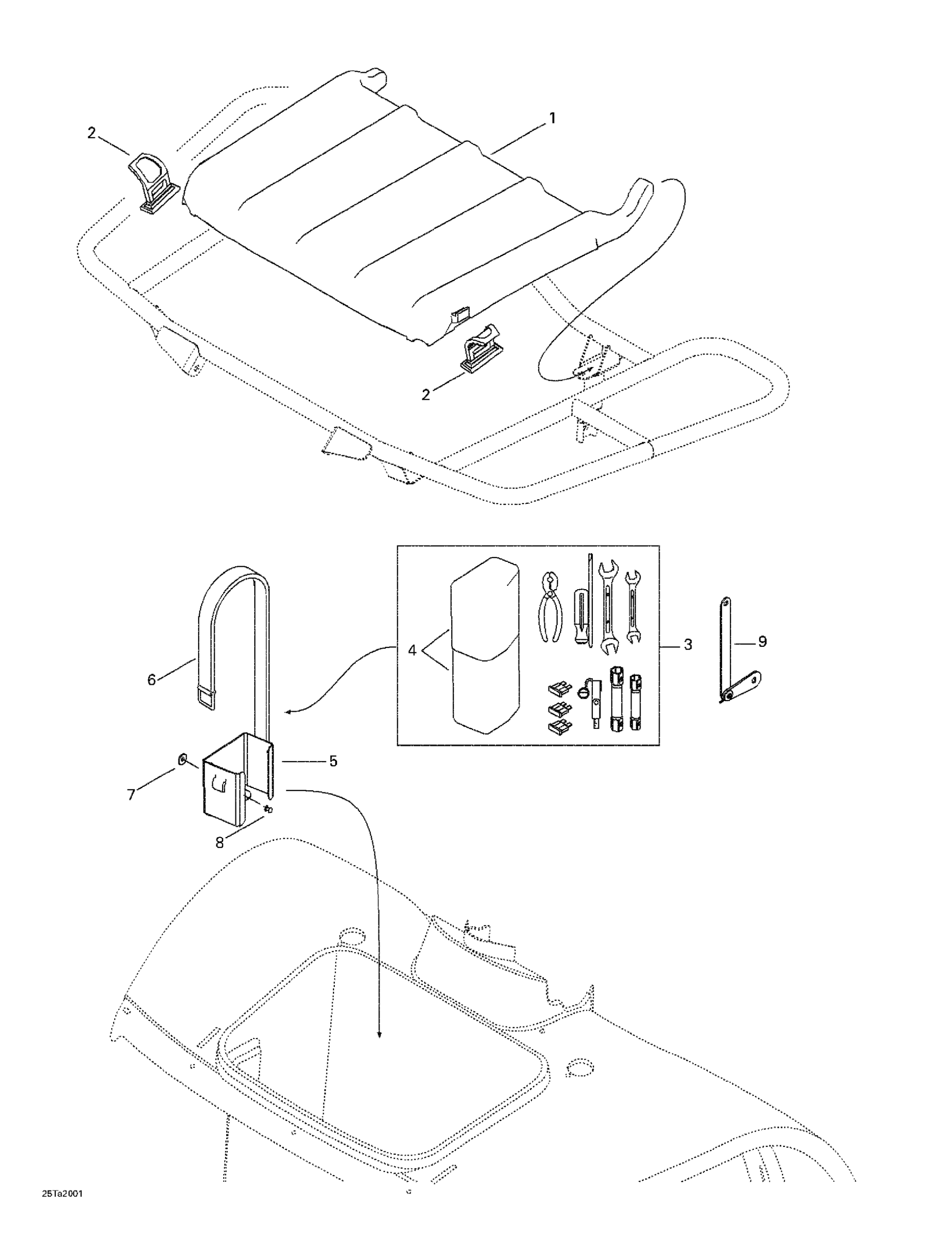 Схема узла: Front Tray