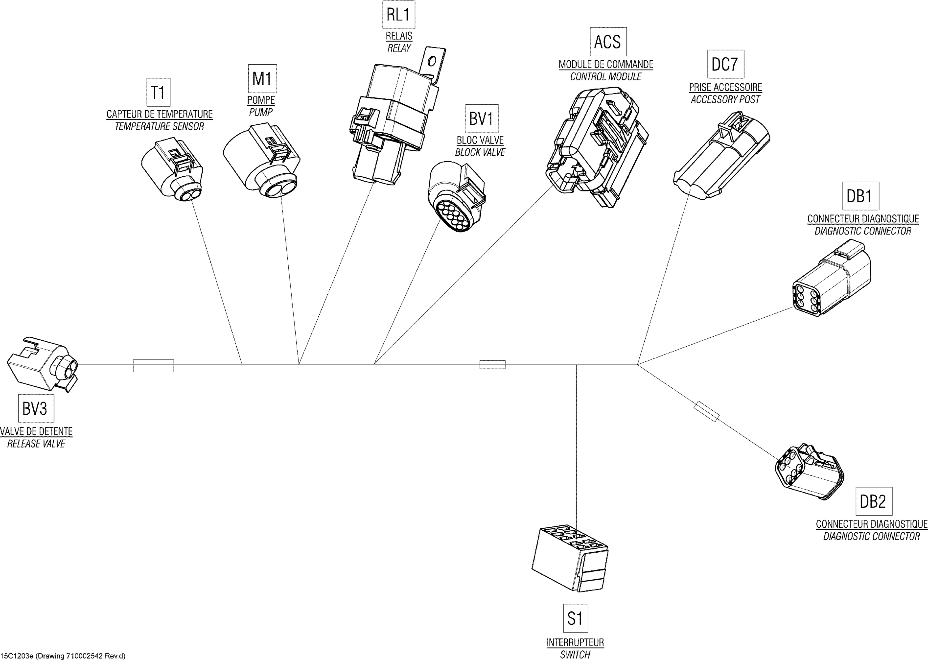 Electrical Harness Air Compressor