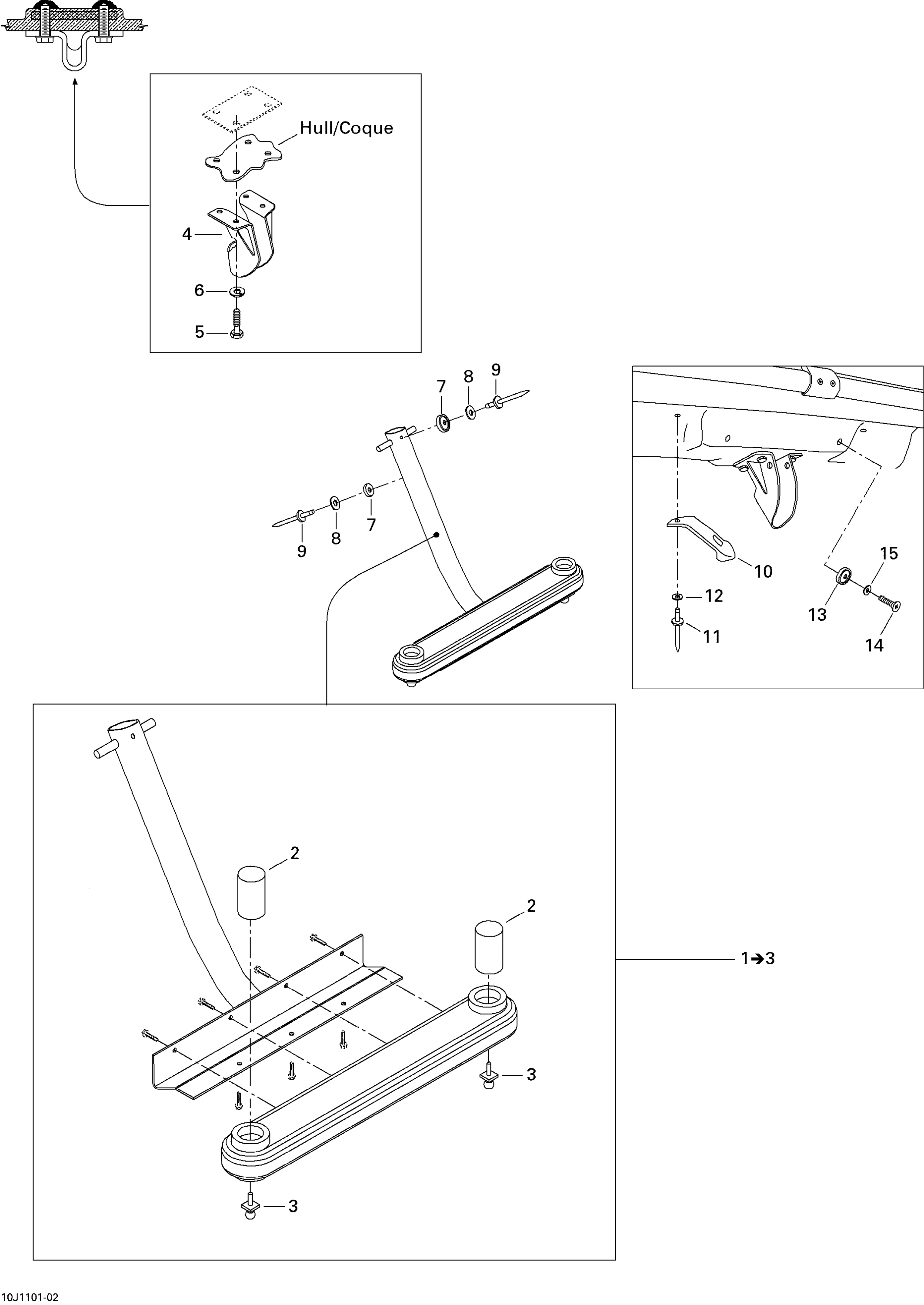 Схема узла: Ladder, Rear