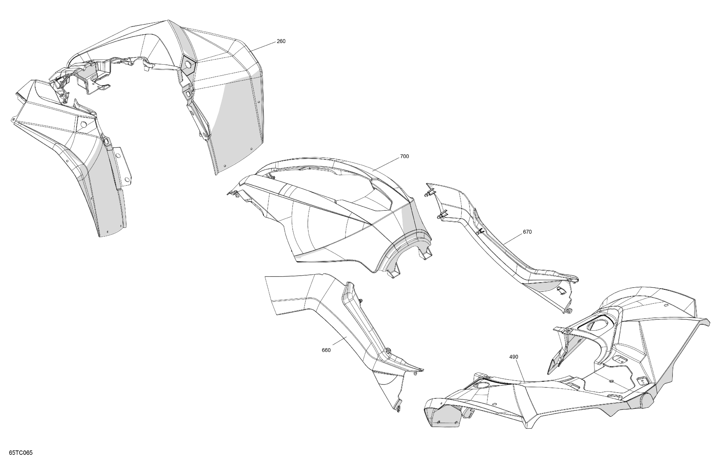 Схема узла: Body - Fender Kit