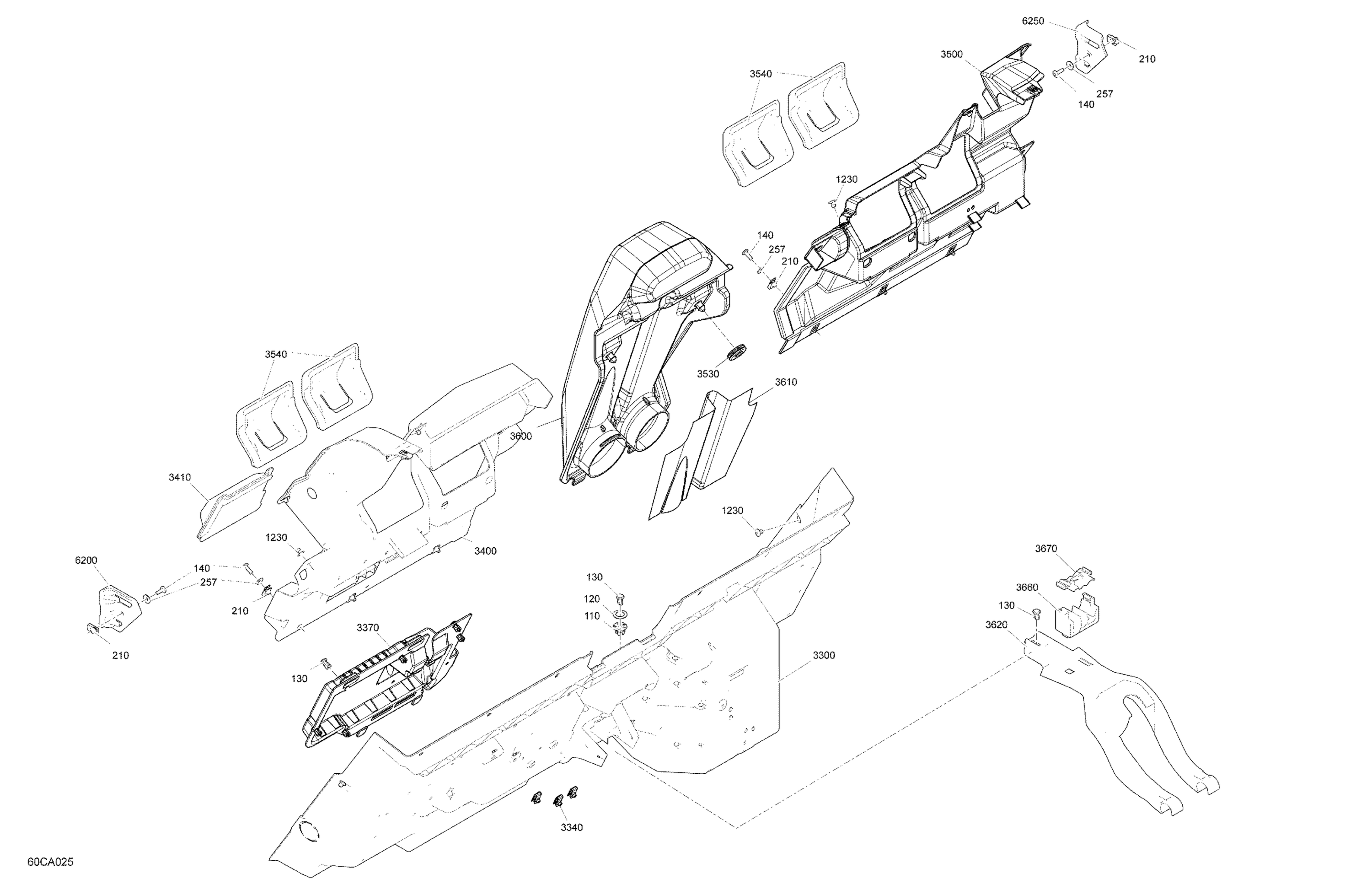 Body - Cab Interior - Back Wall