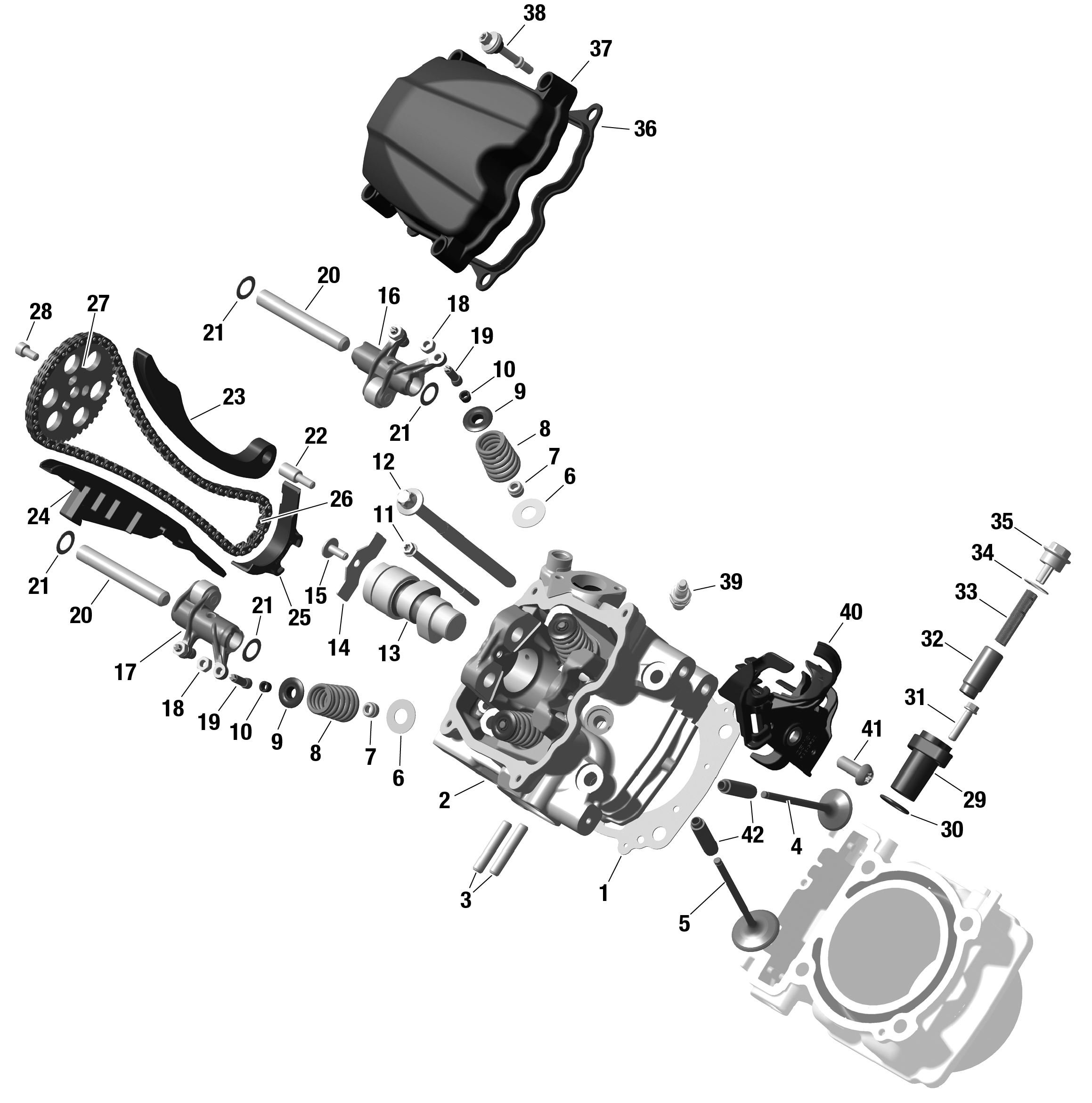 ROTAX - Front Cylinder Head