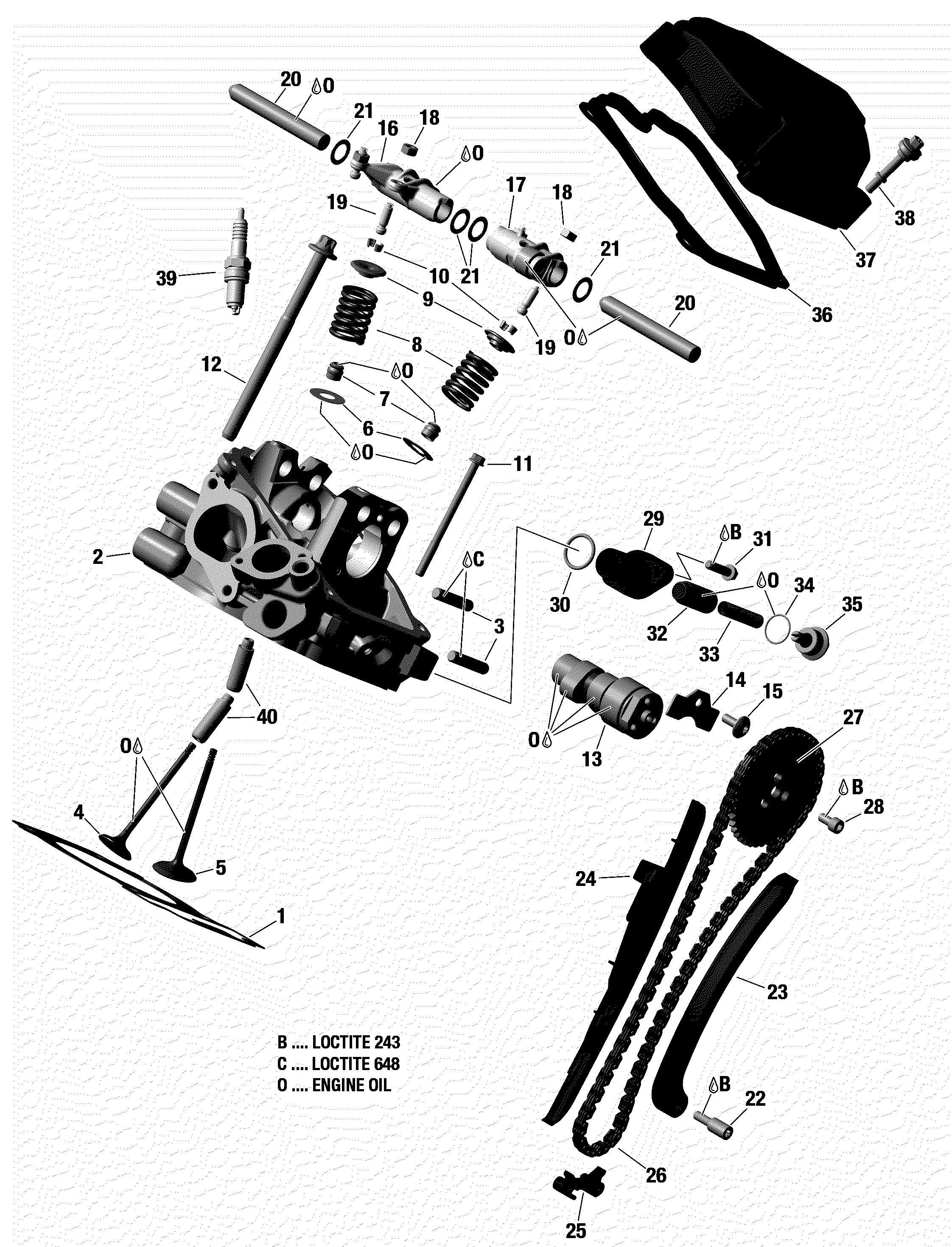 Cylinder Head, Rear