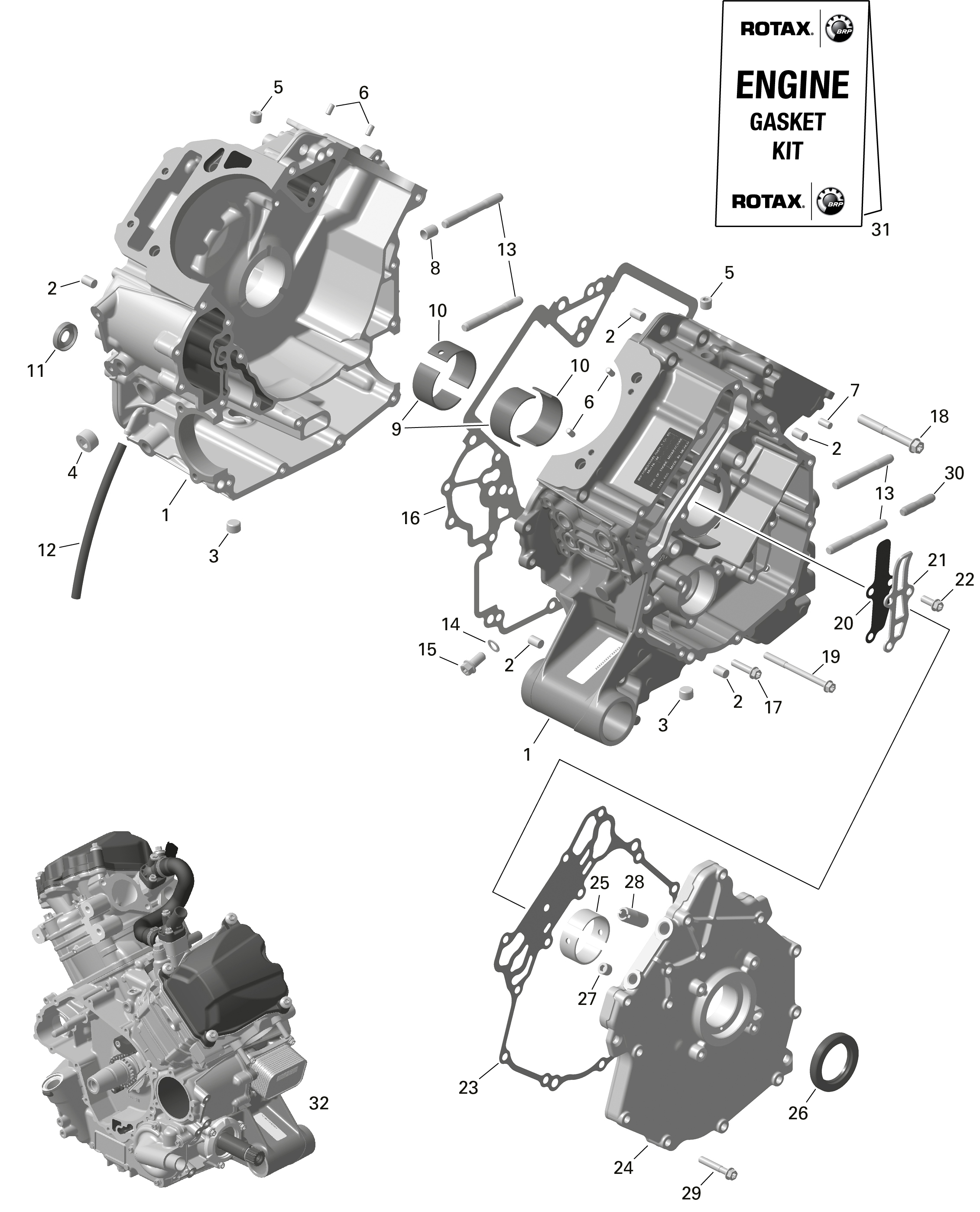 ROTAX - Crankcase