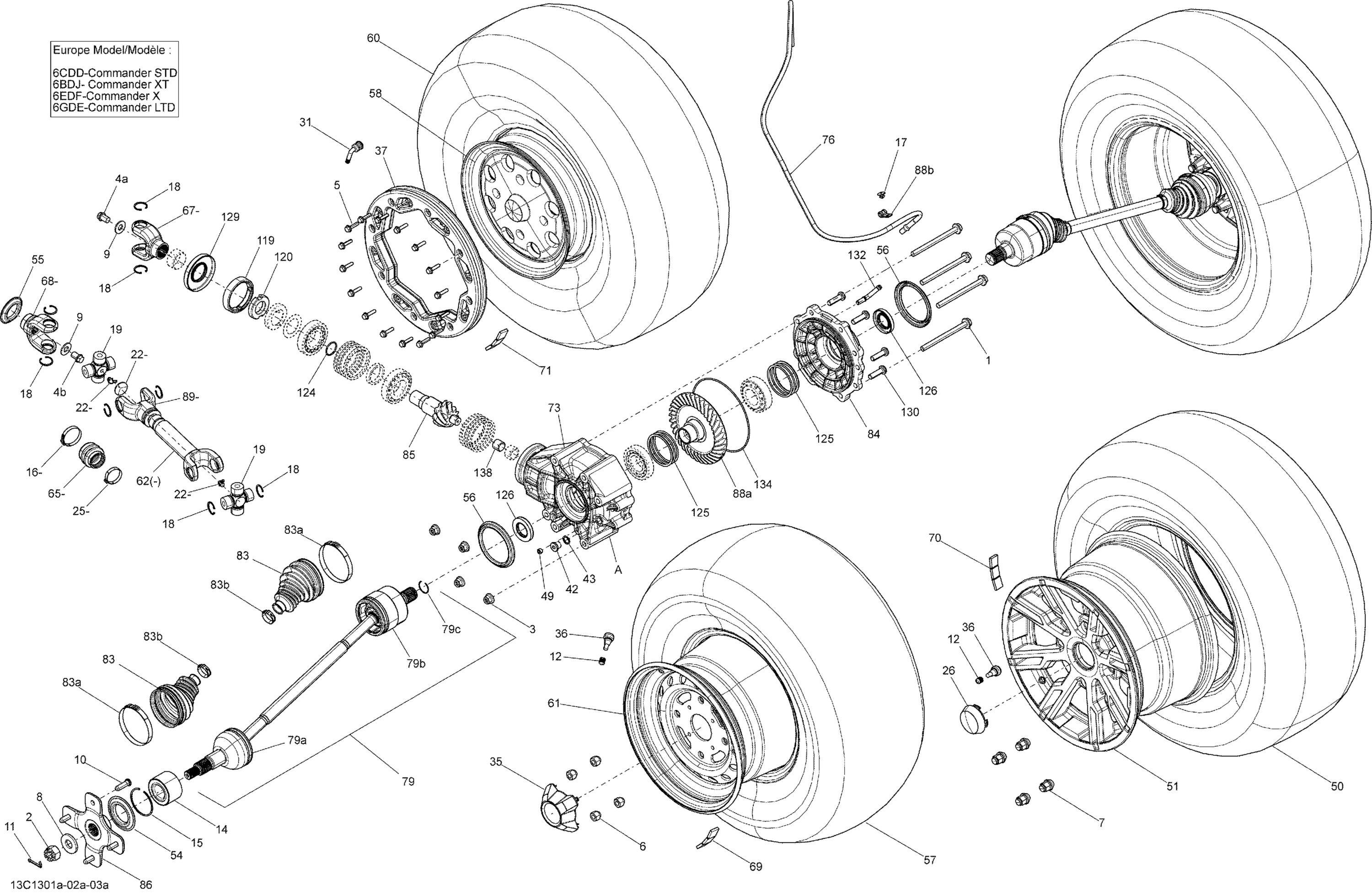 Drive System, Rear