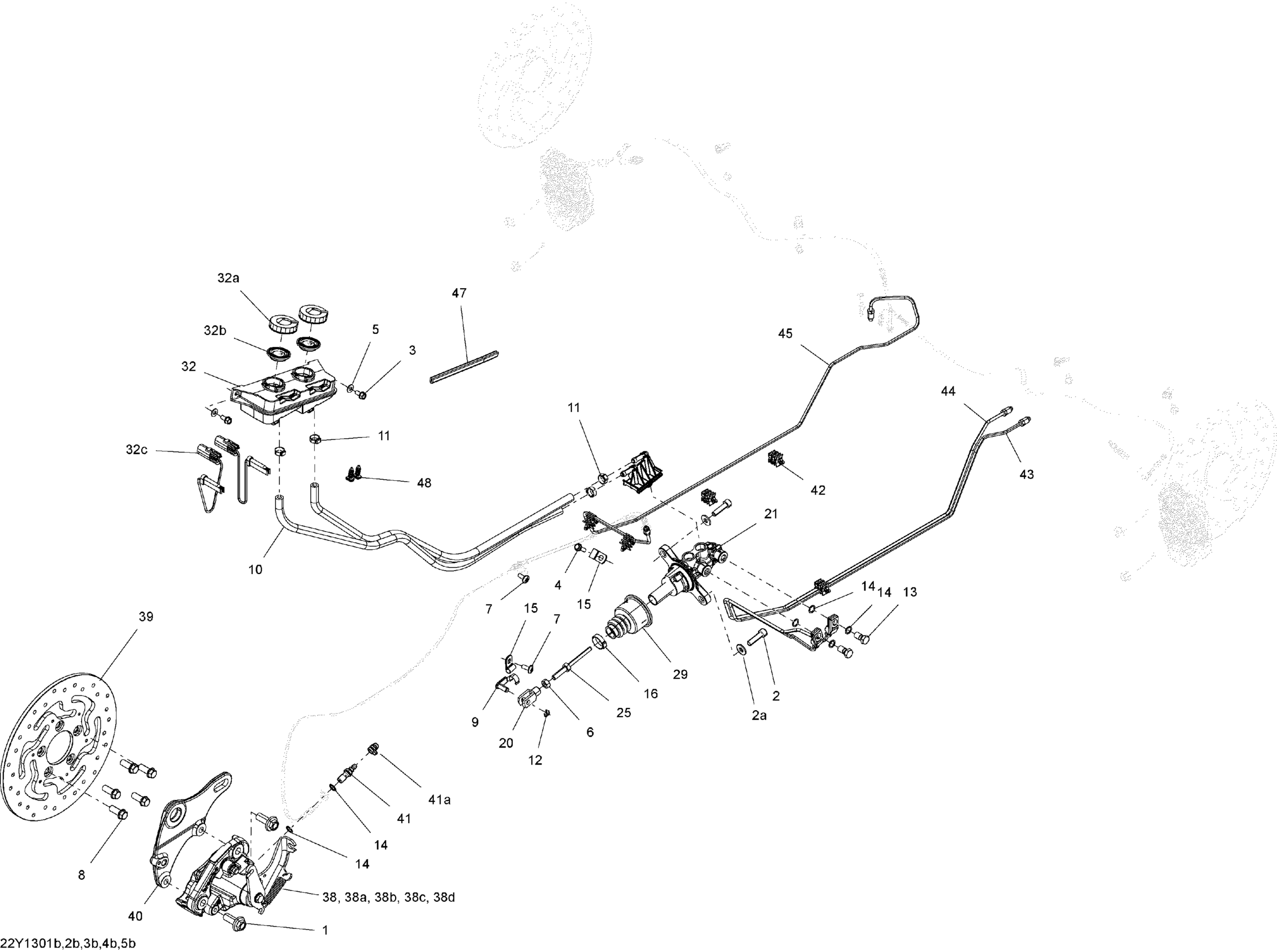 Hydraulic Brake, Rear