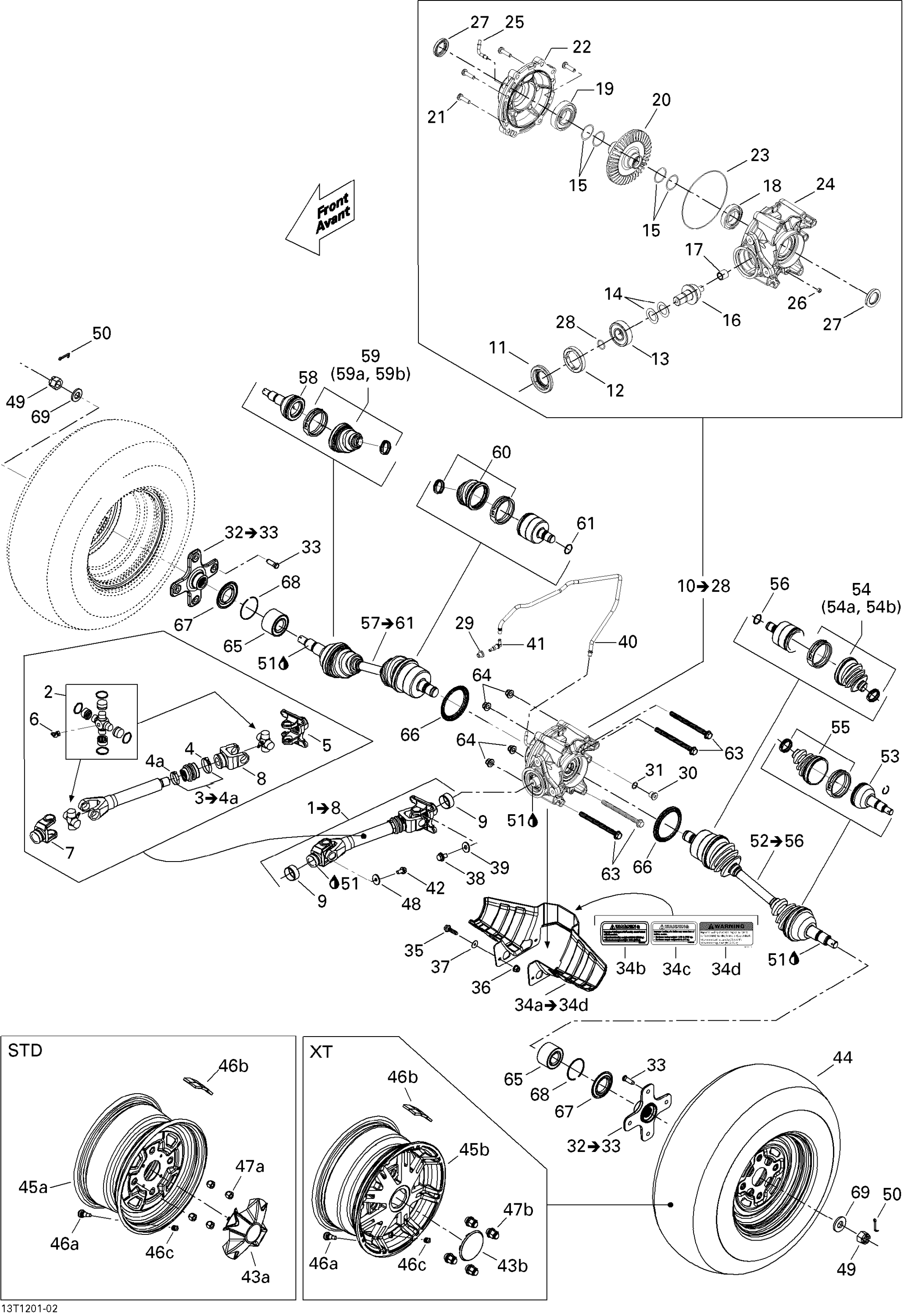 Drive System, Rear