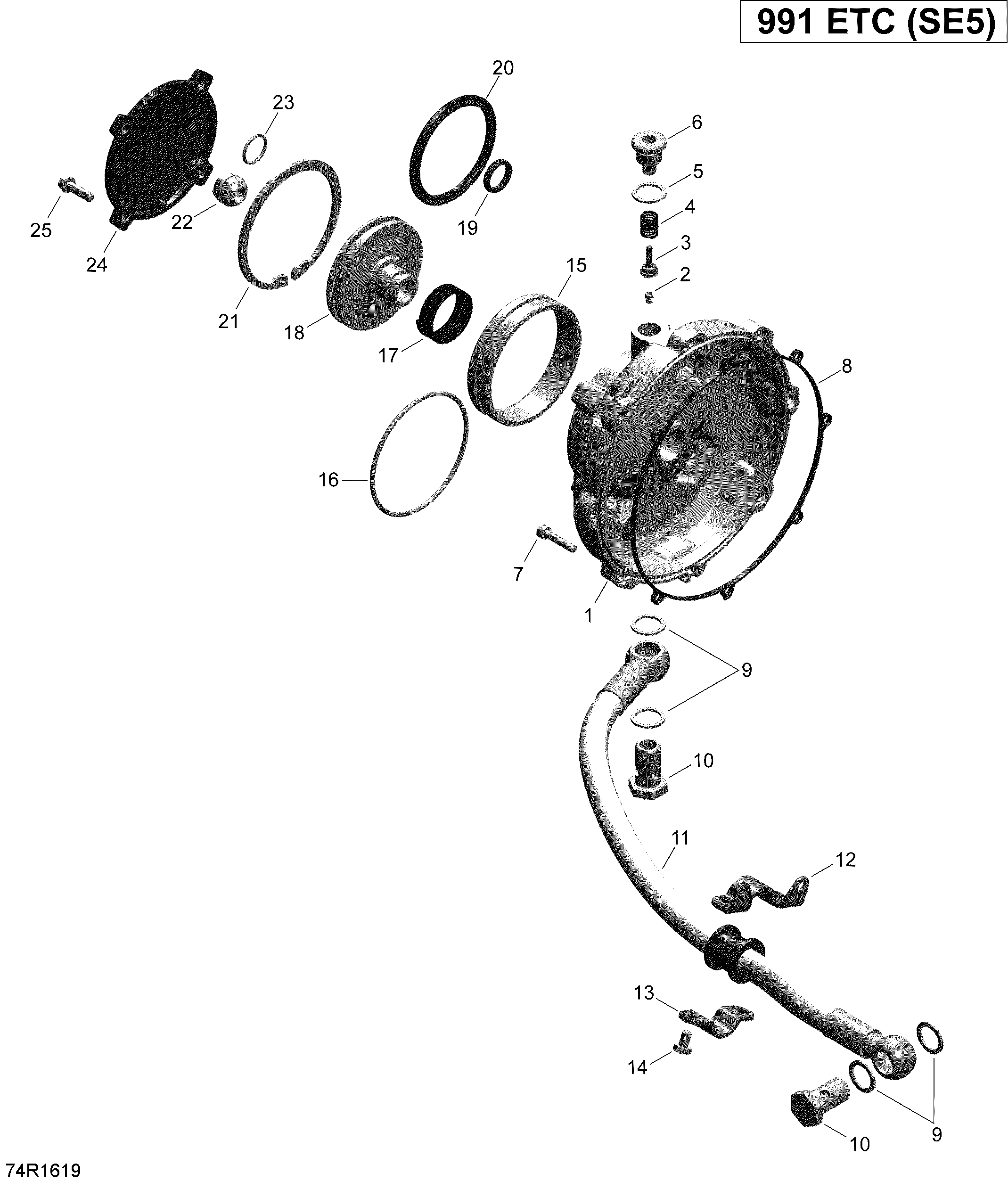 Clutch Release Cover _74R1533