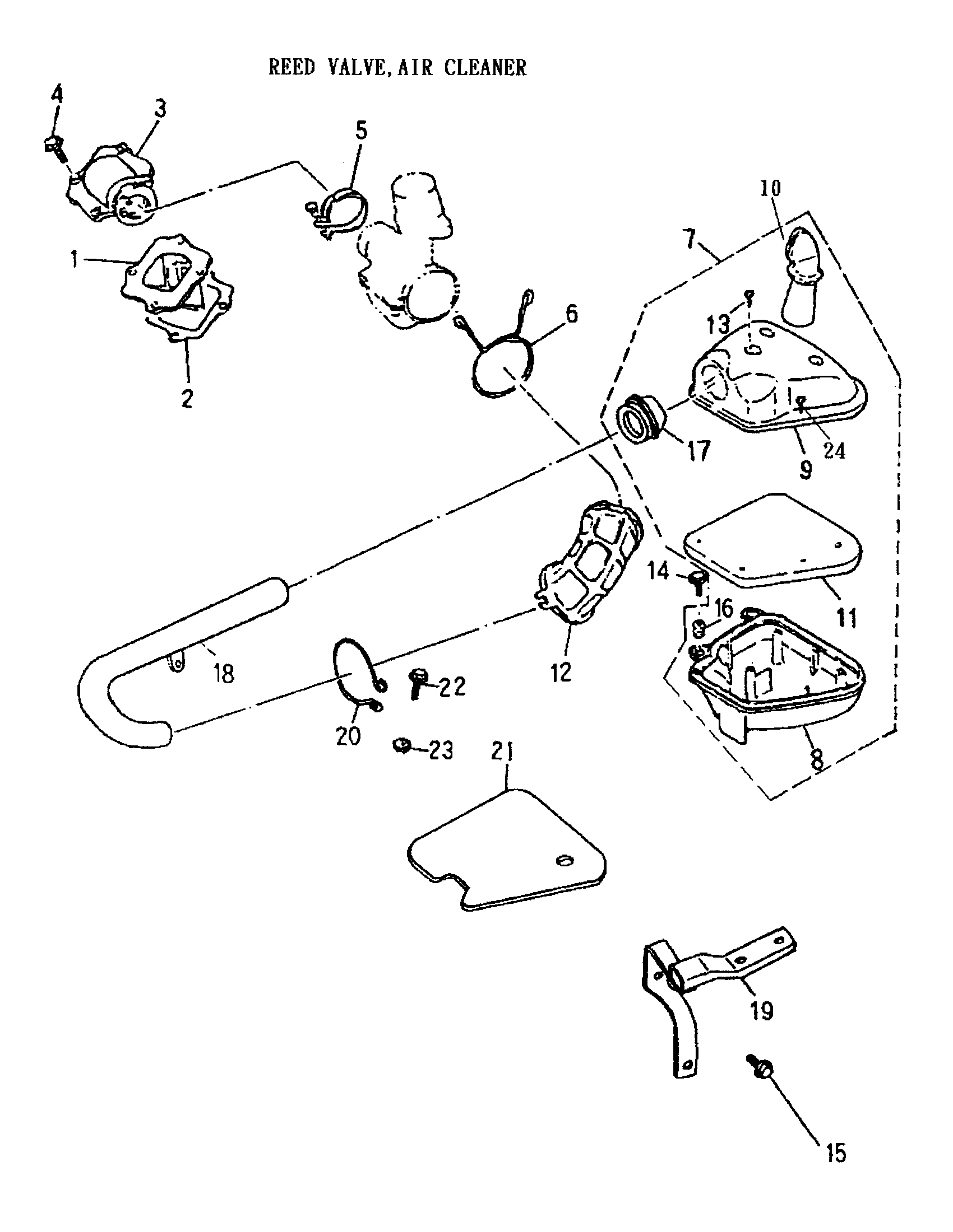 Reed Valve, Air Cleaner 170-05