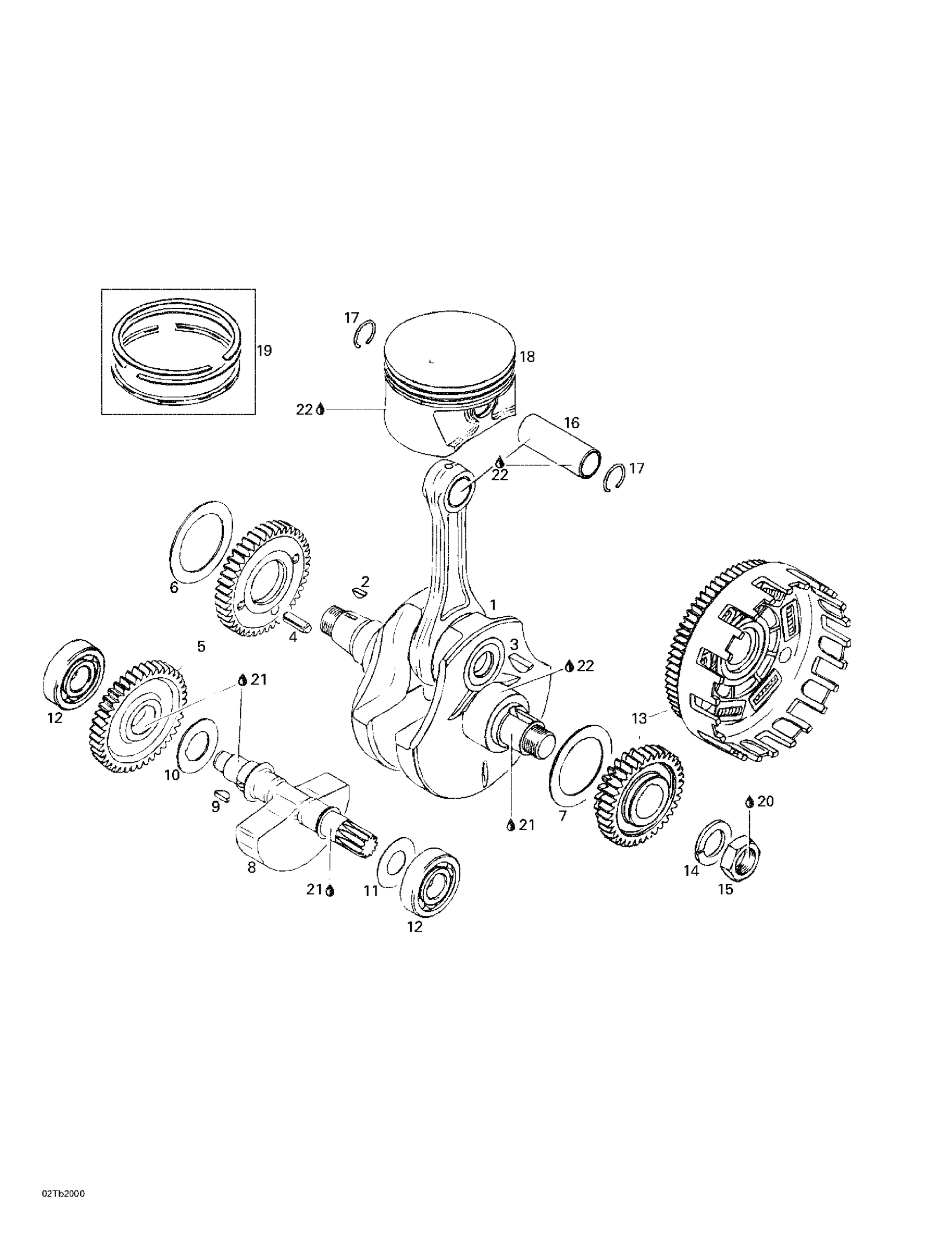 Crankshaft And Pistons