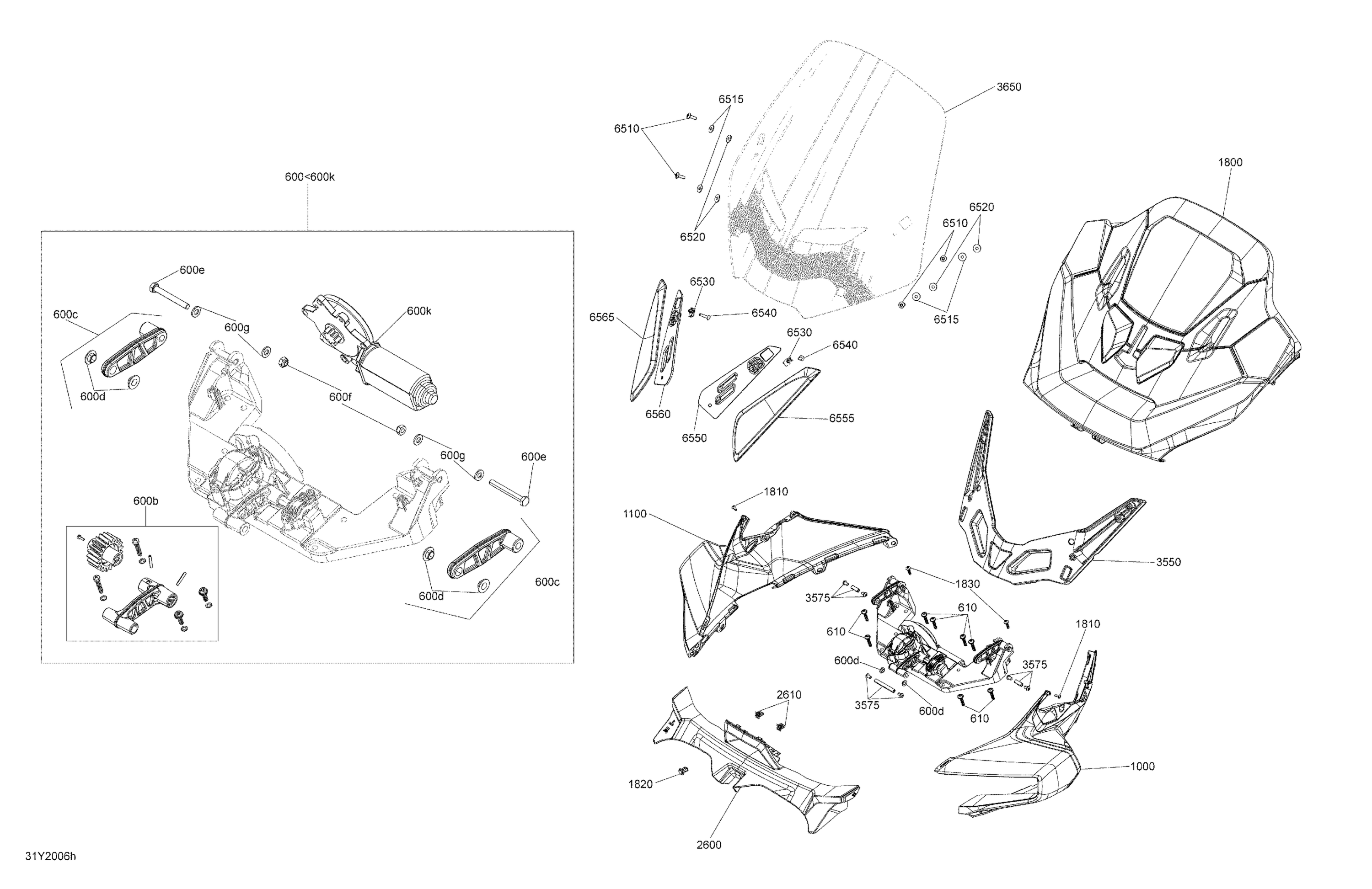 Body And Accessories Upper Console & Windshield