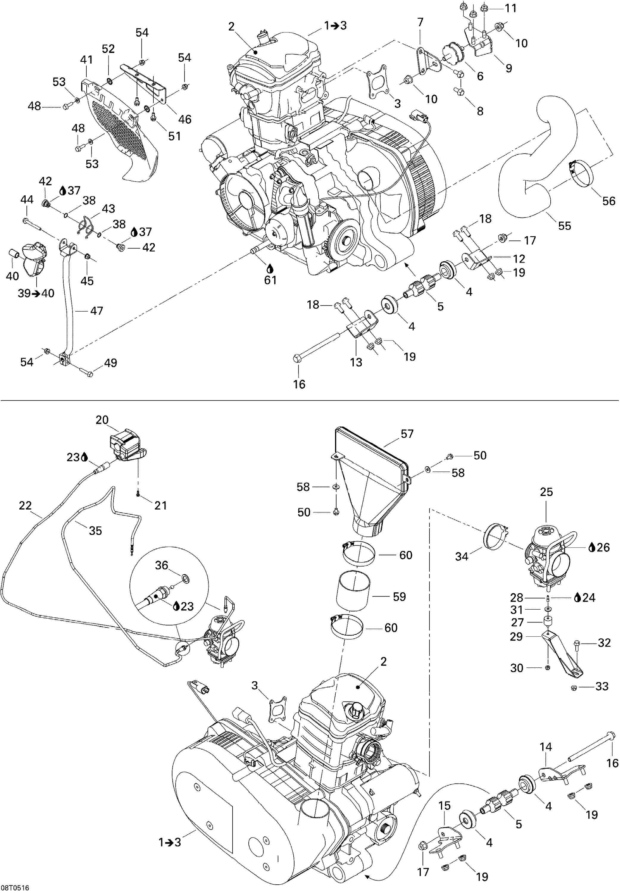 Engine And Engine Support