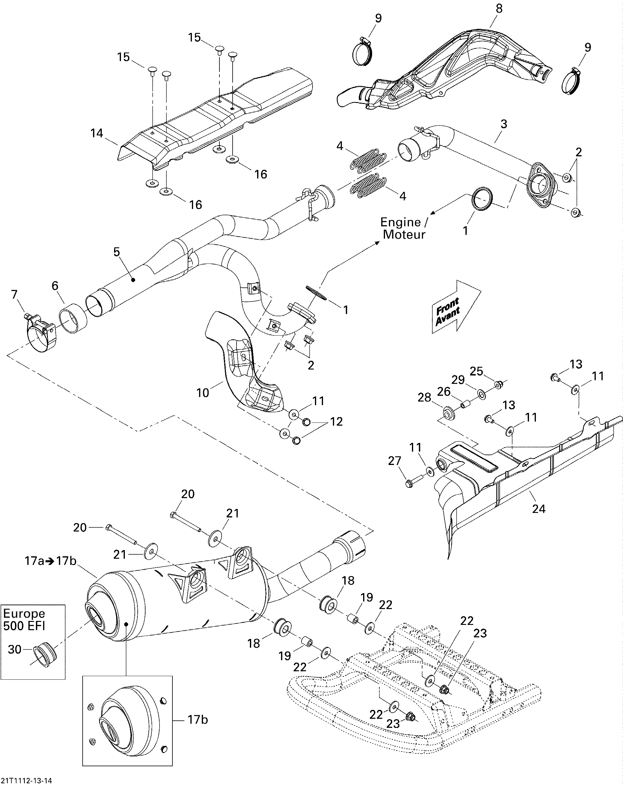 Схема узла: Exhaust System