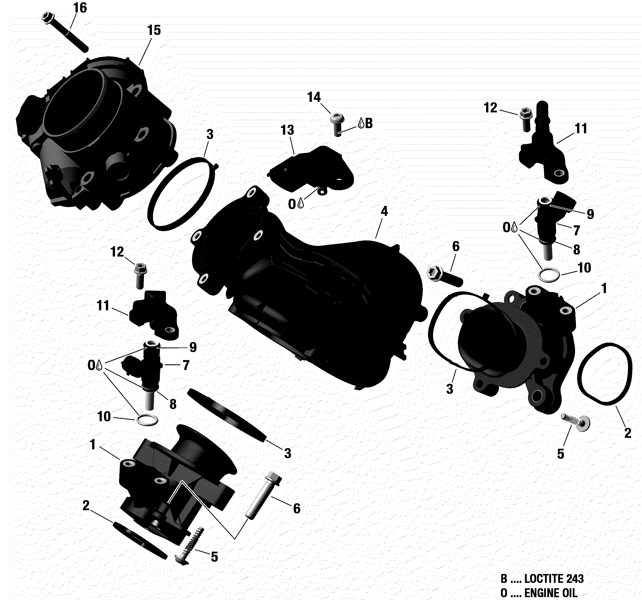 Air Intake Manifold And Throttle Body