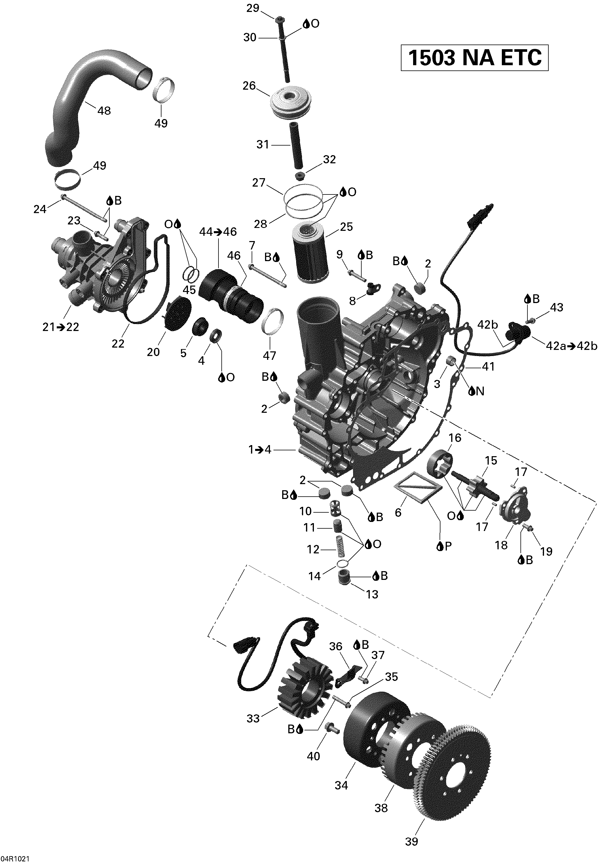 PTO Cover And Magneto V1