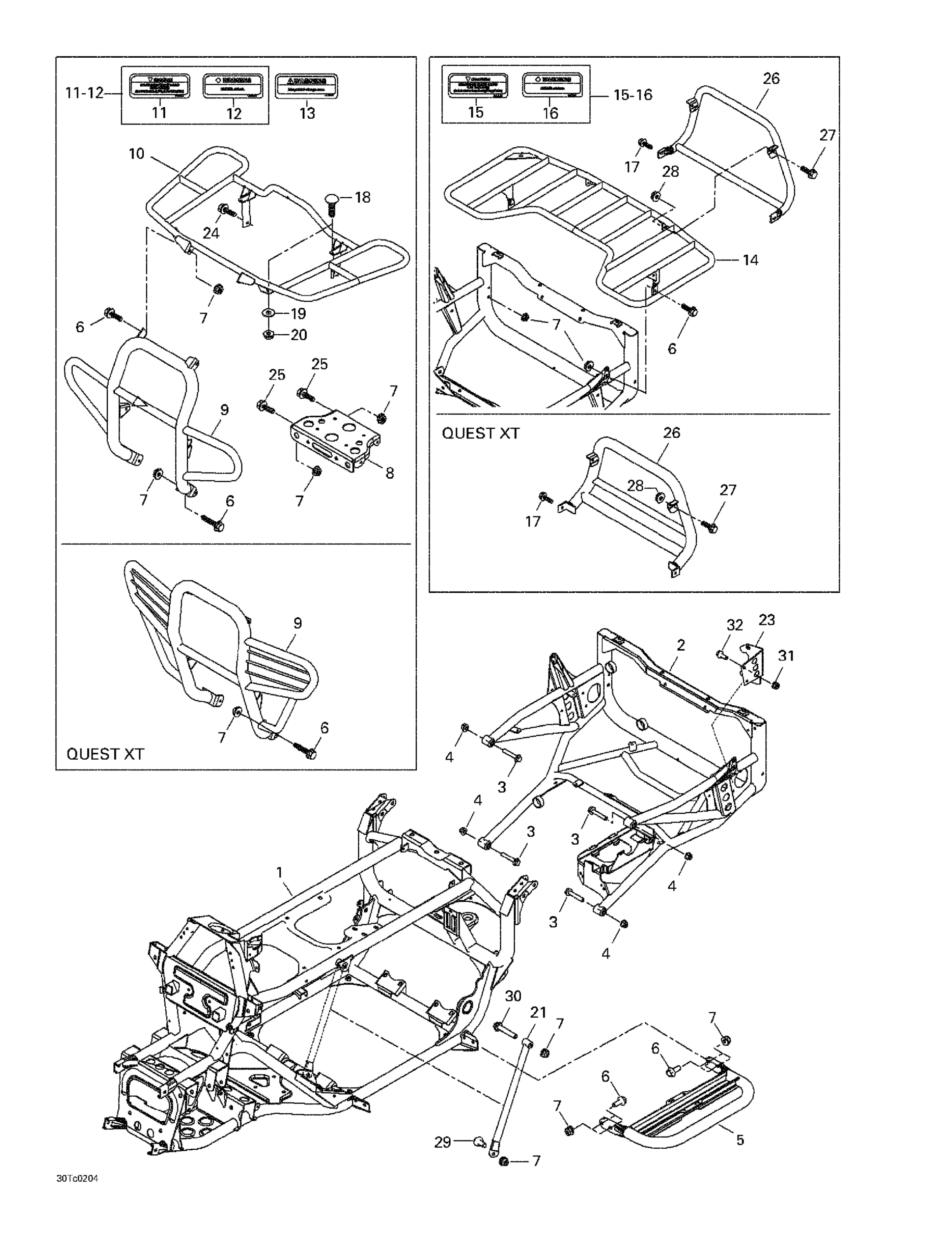 Frame And Luggage Racks