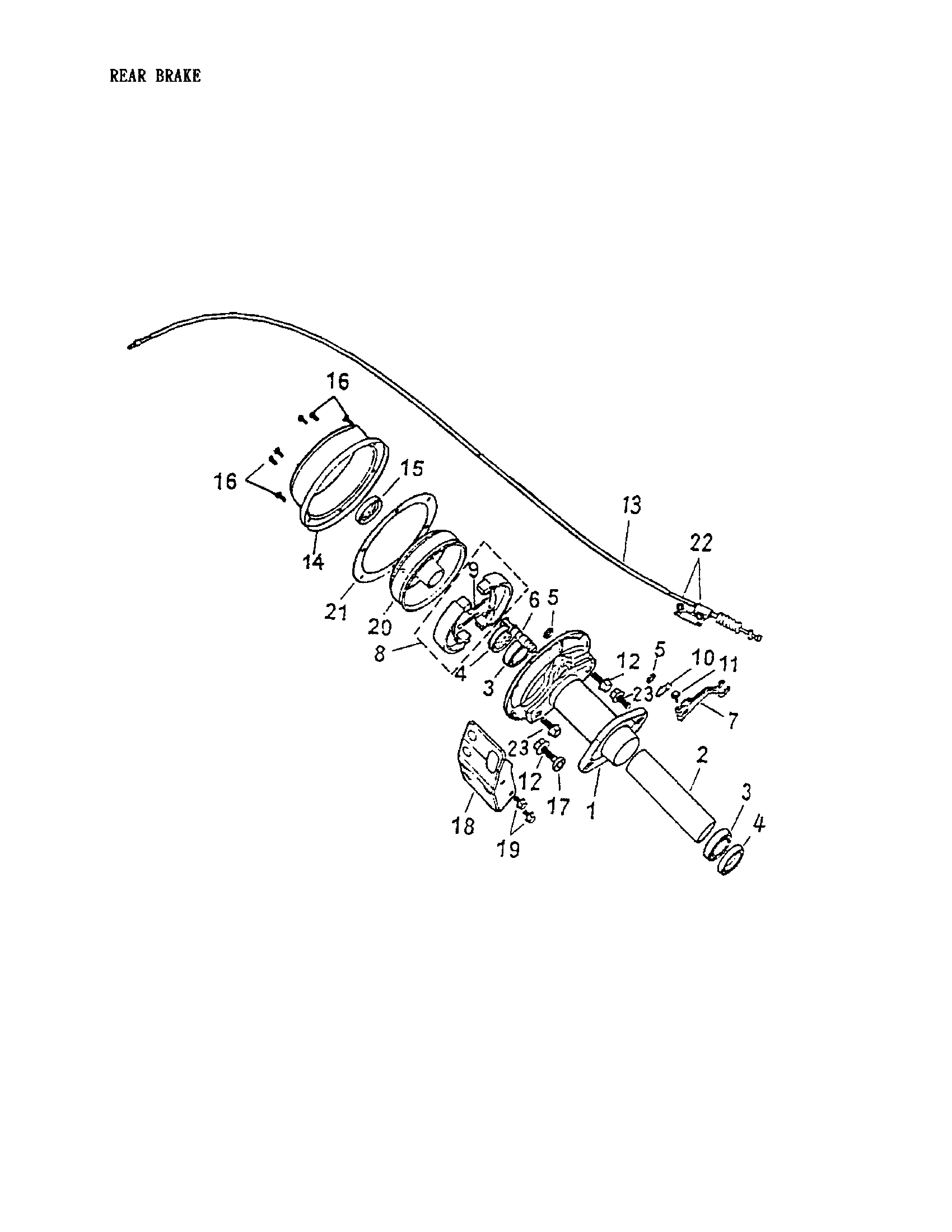 Rear Brake 170-20