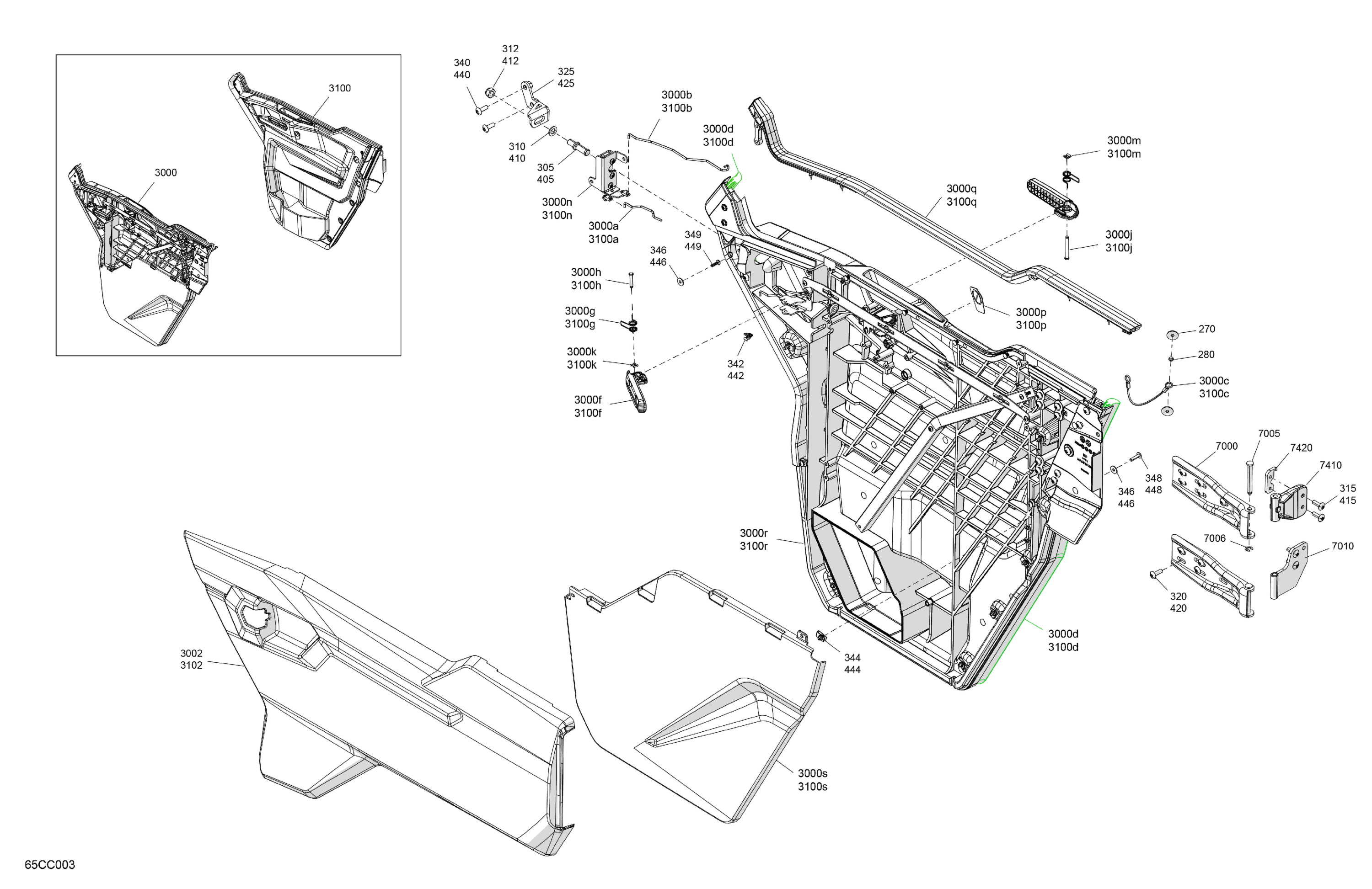 Enclosure Cab - Doors