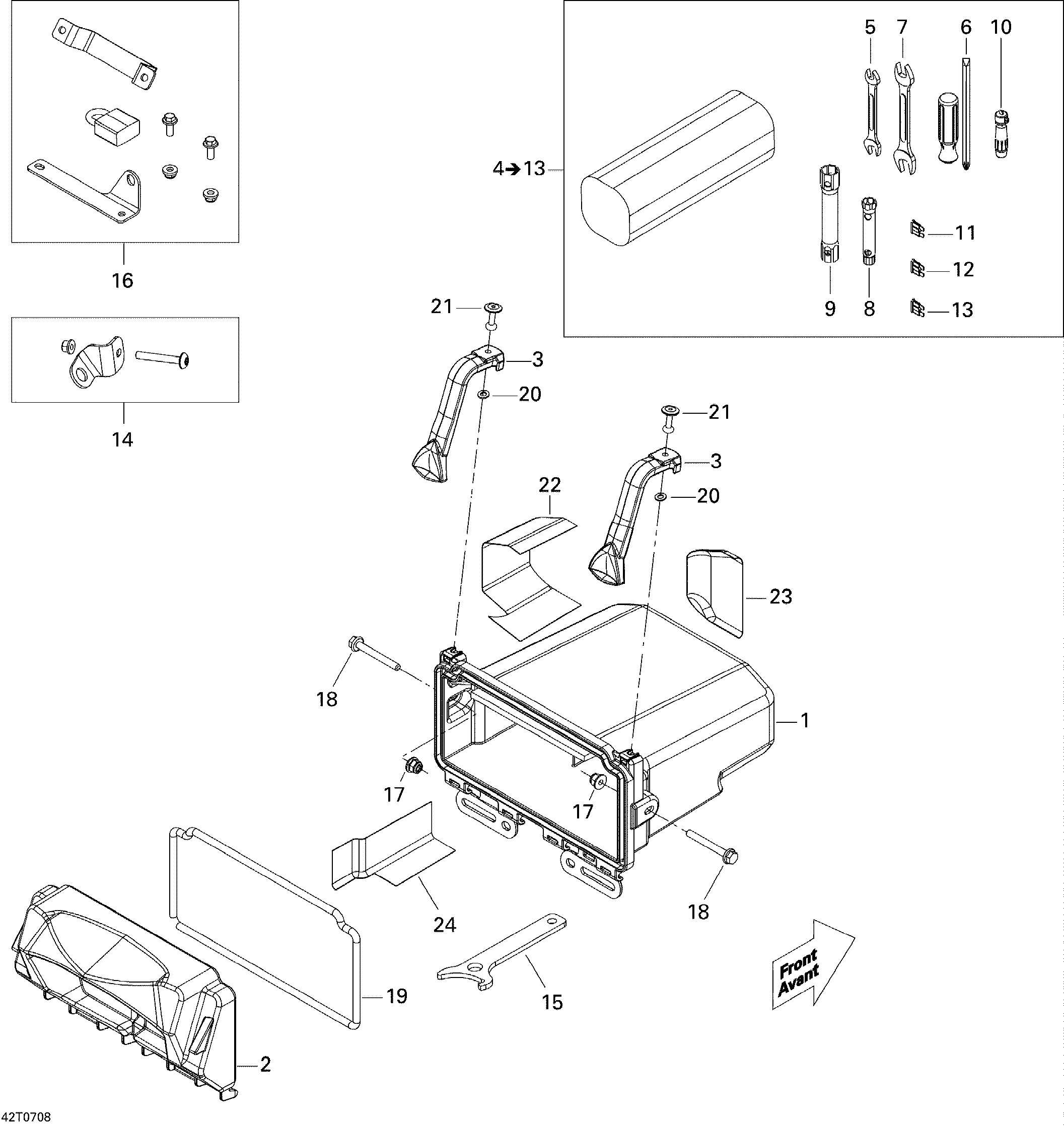 Схема узла: Rear Cargo Box