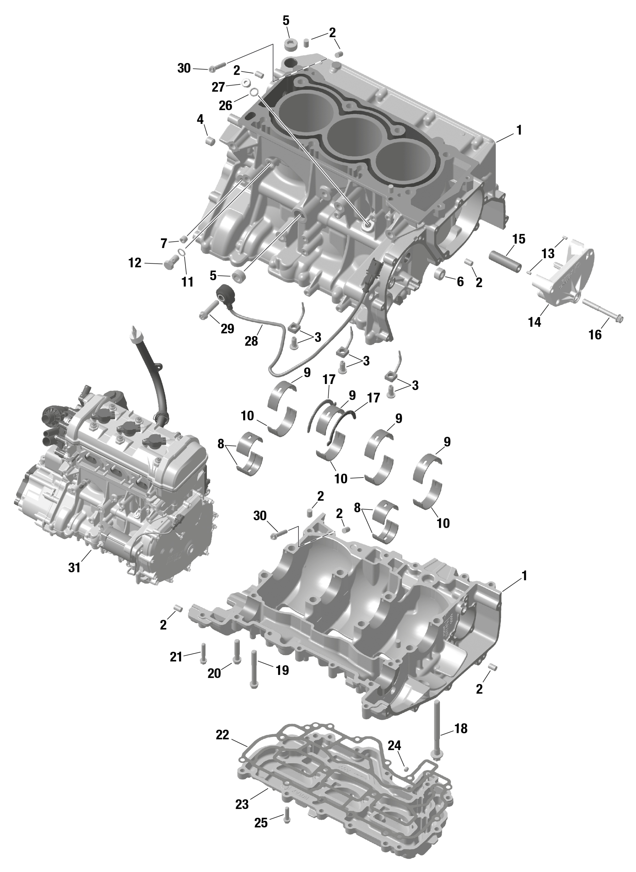 ROTAX - Crankcase