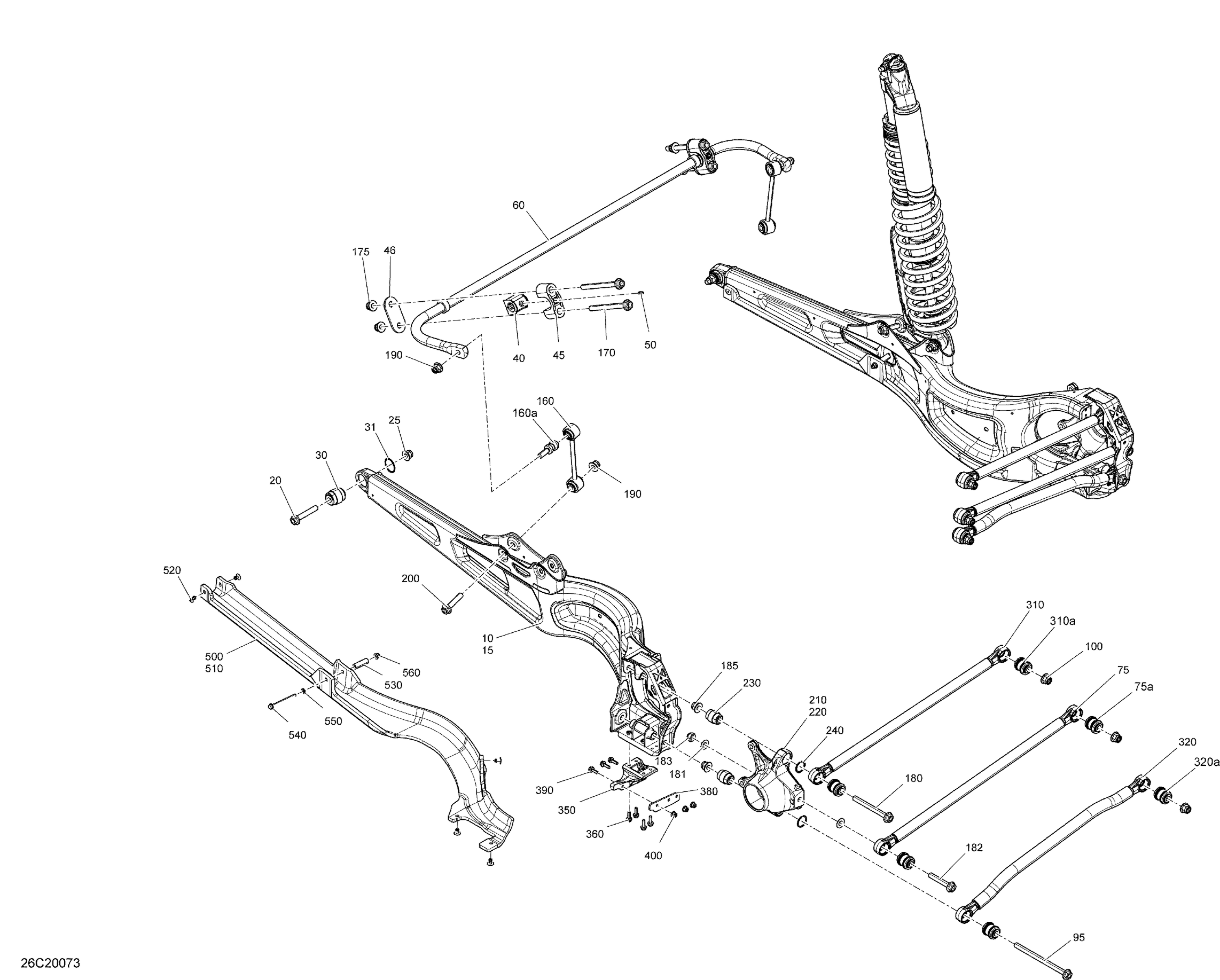 Схема узла: Rear Suspension