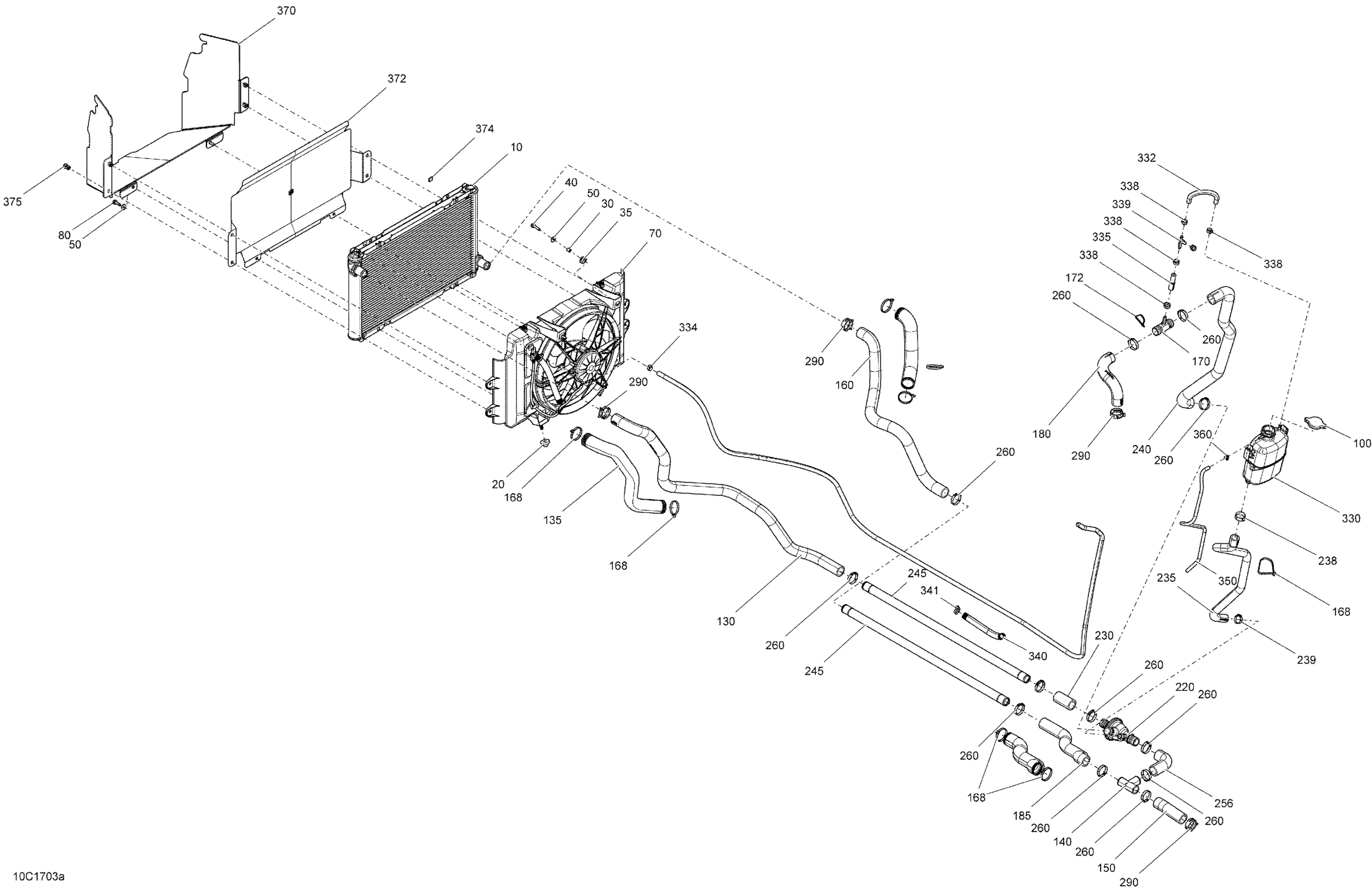 Cooling System - Without Heating System