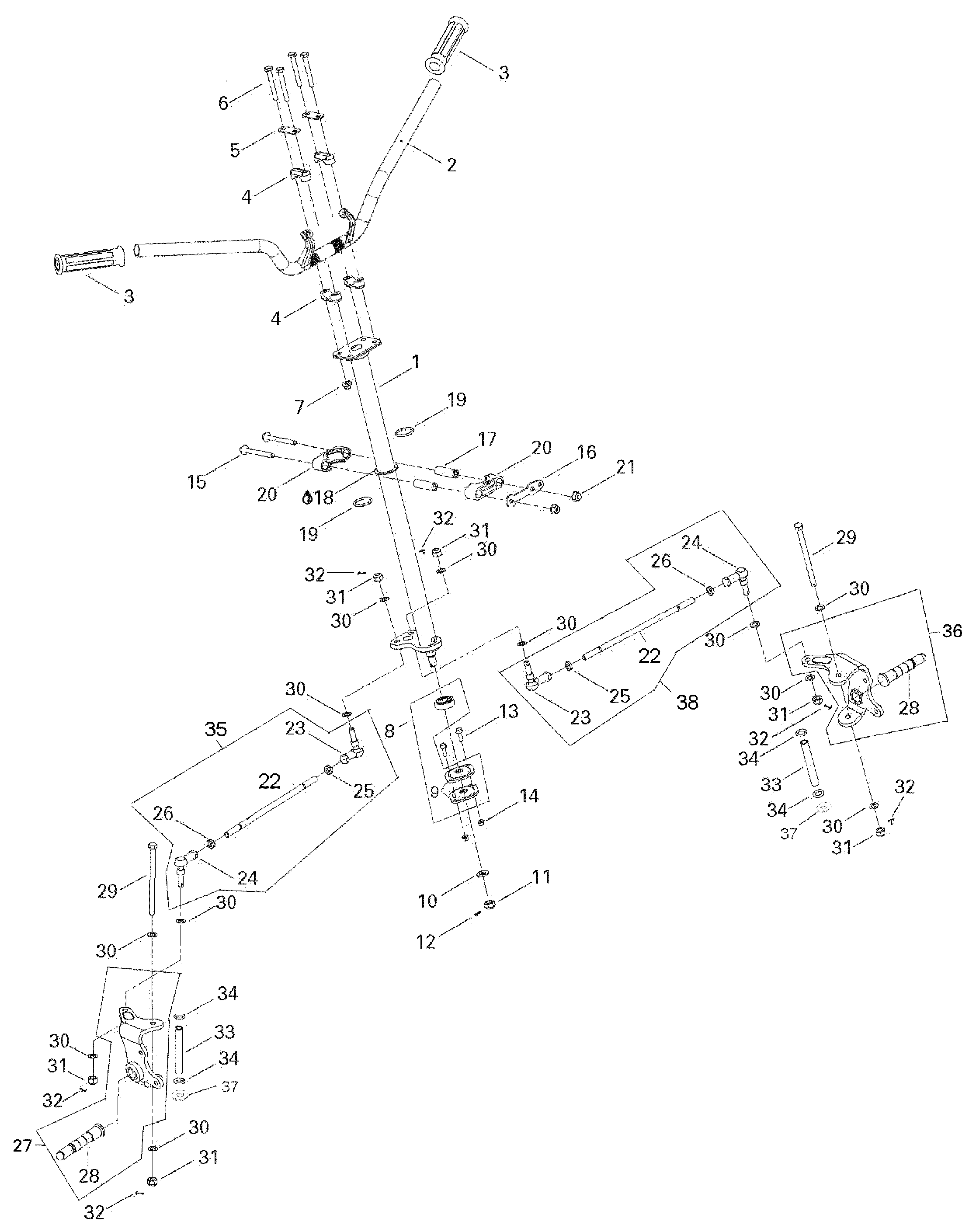 Схема узла: Steering System