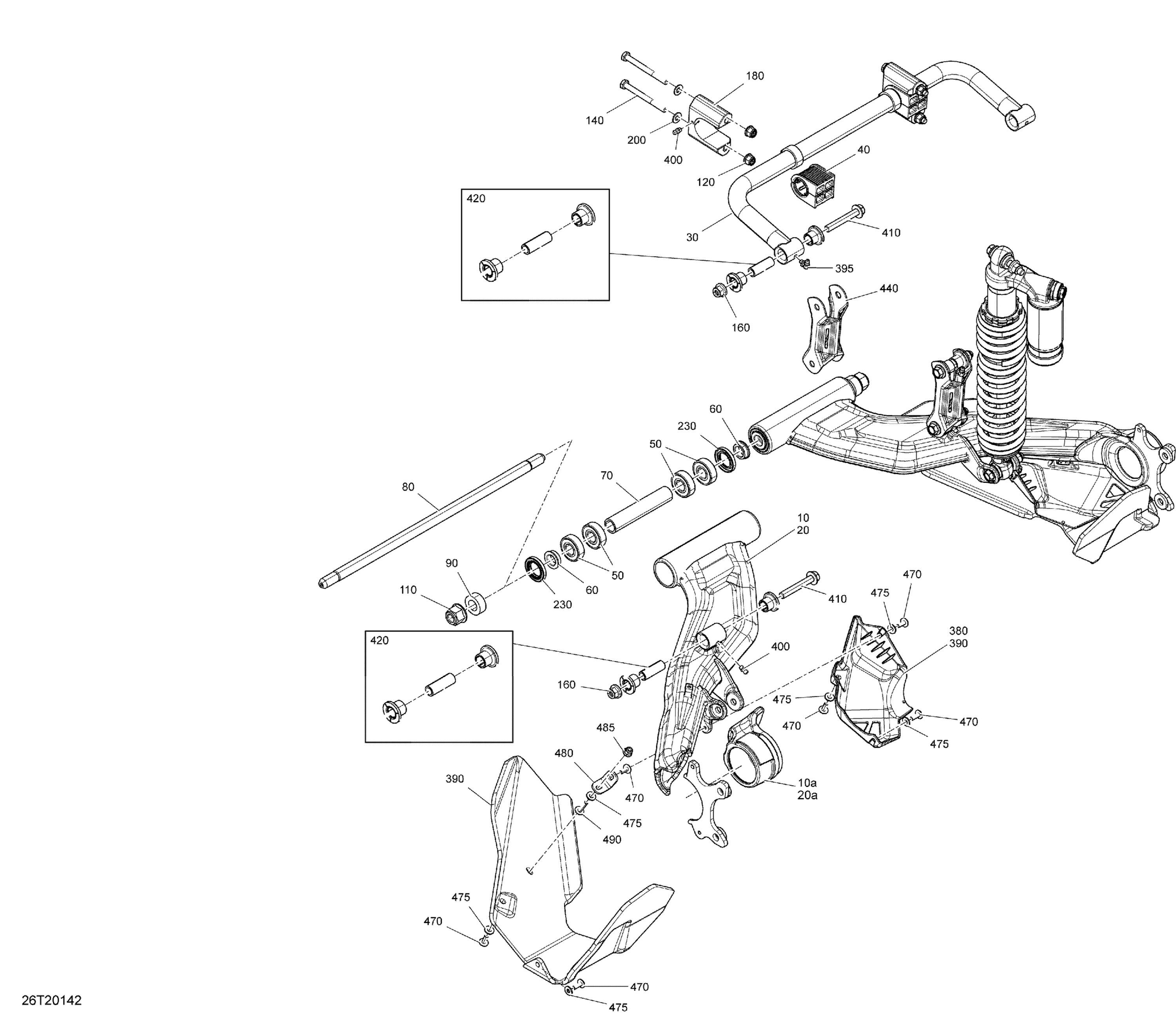 Схема узла: Rear Suspension