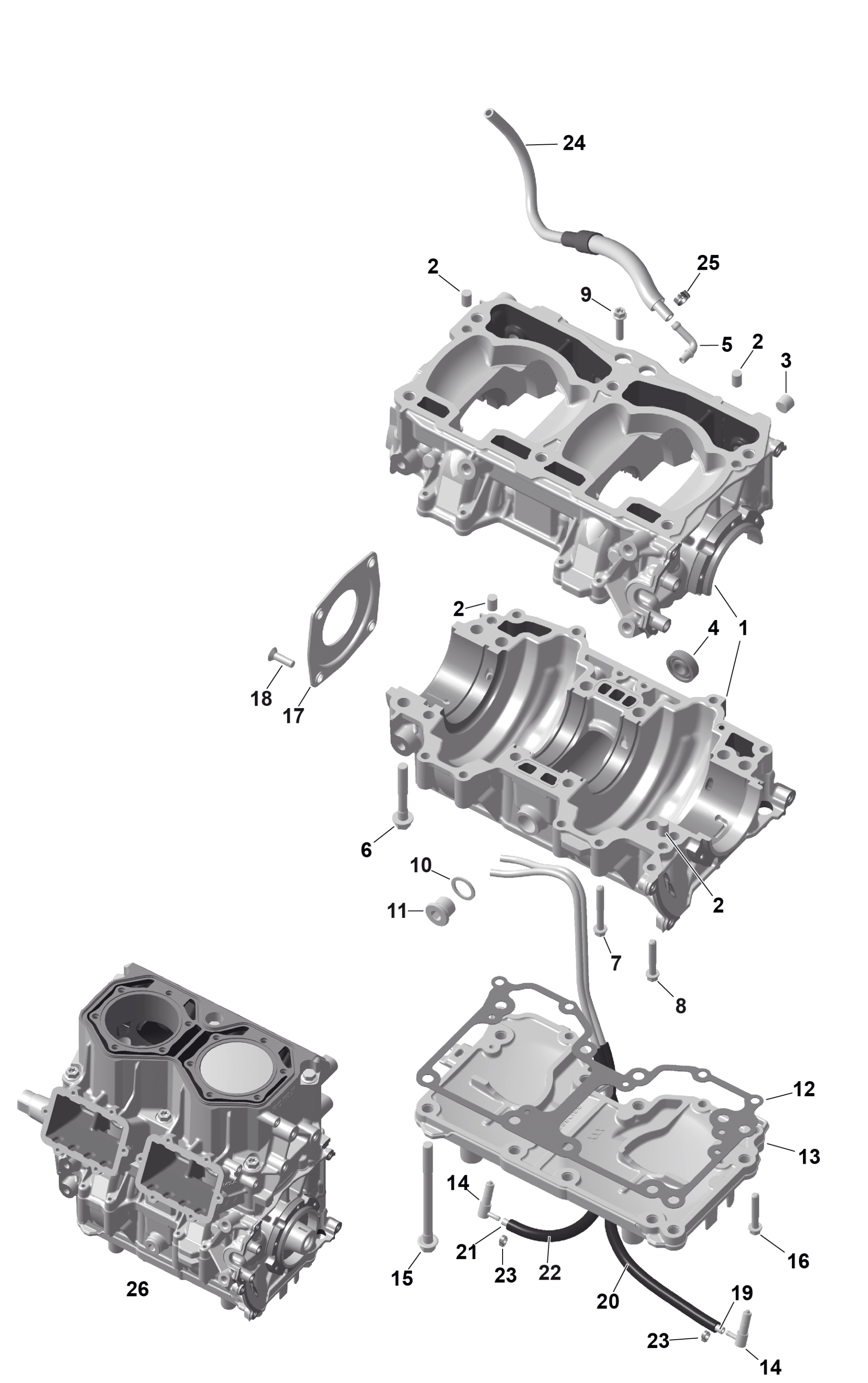 ROTAX - Crankcase