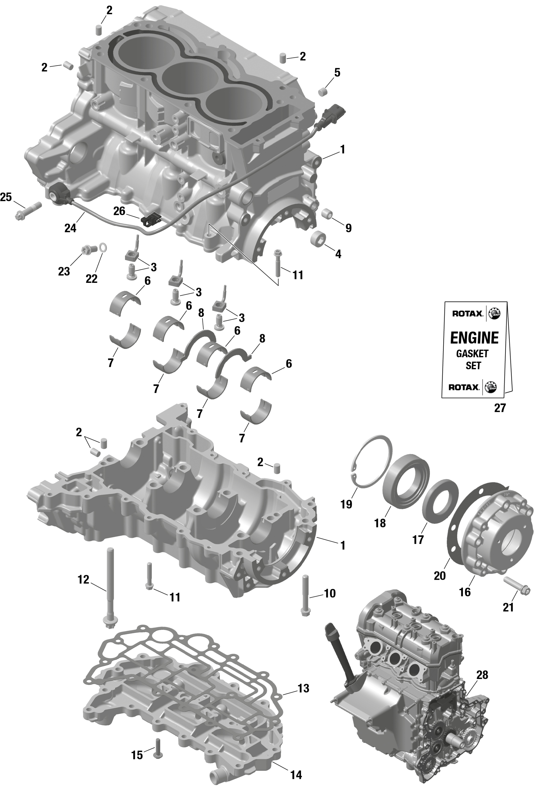 ROTAX - Crankcase