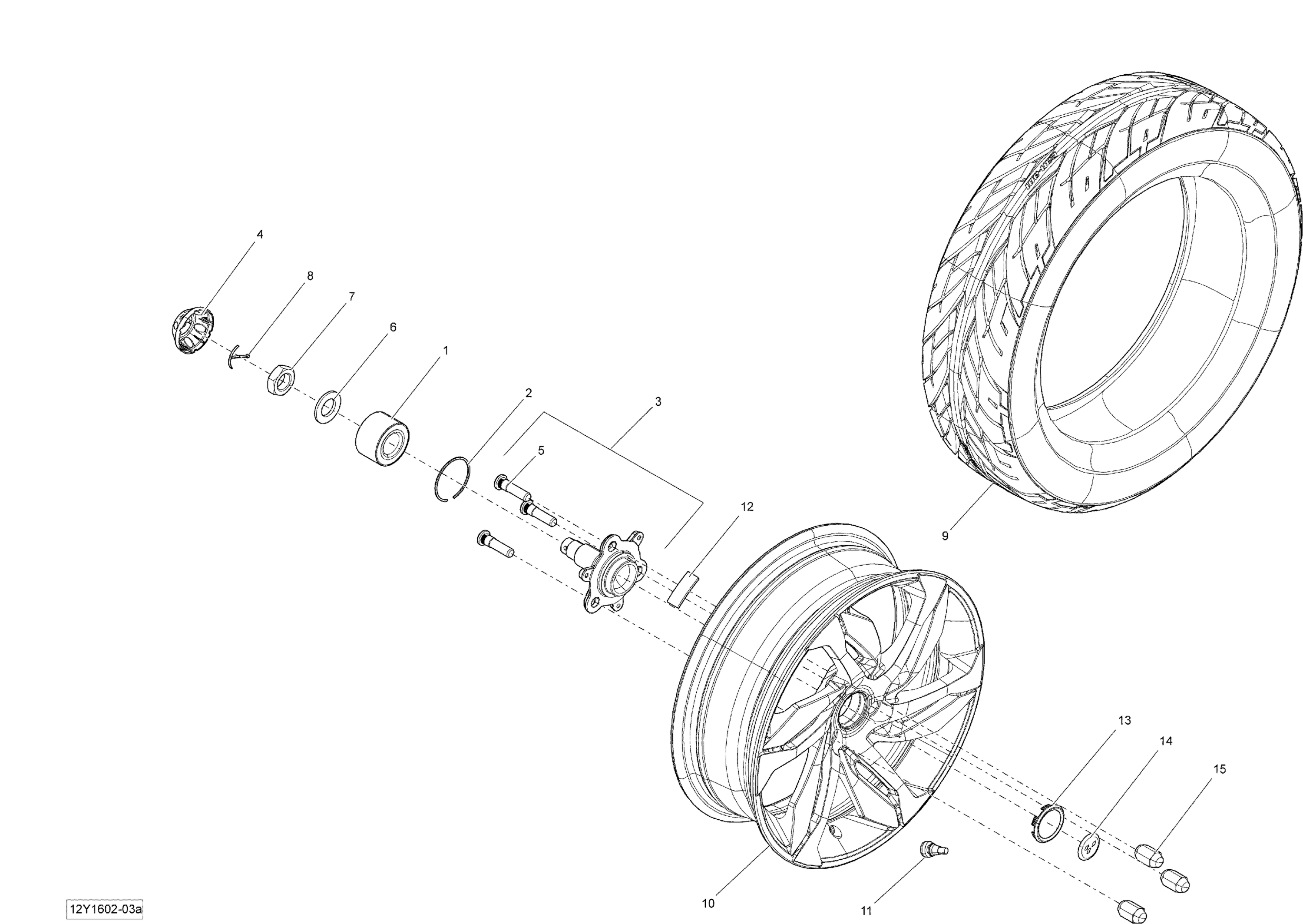 Схема узла: Drive System, Front