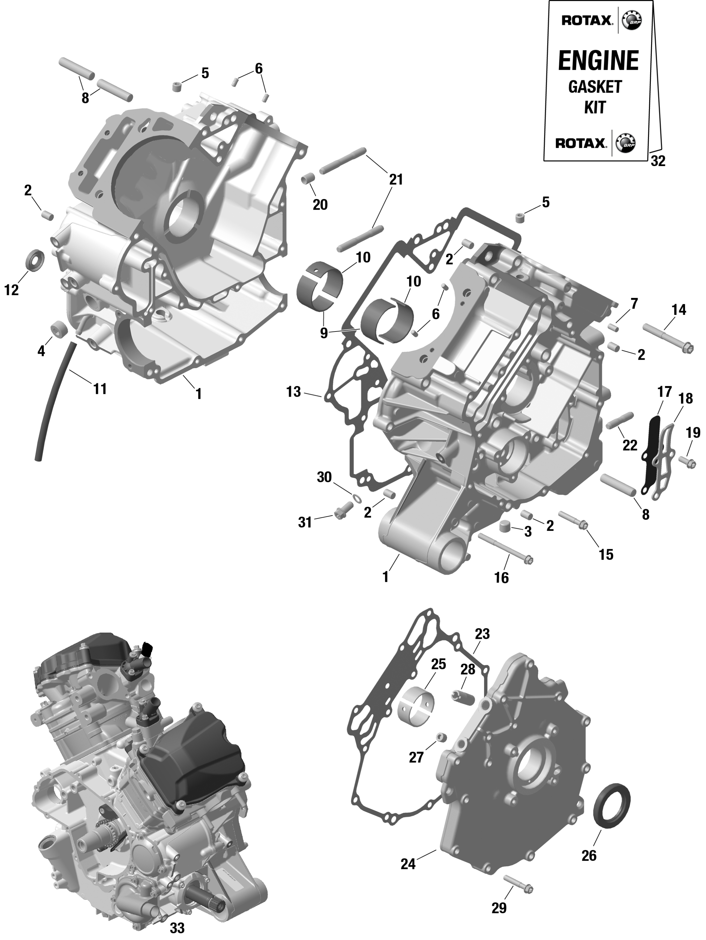 ROTAX - Crankcase