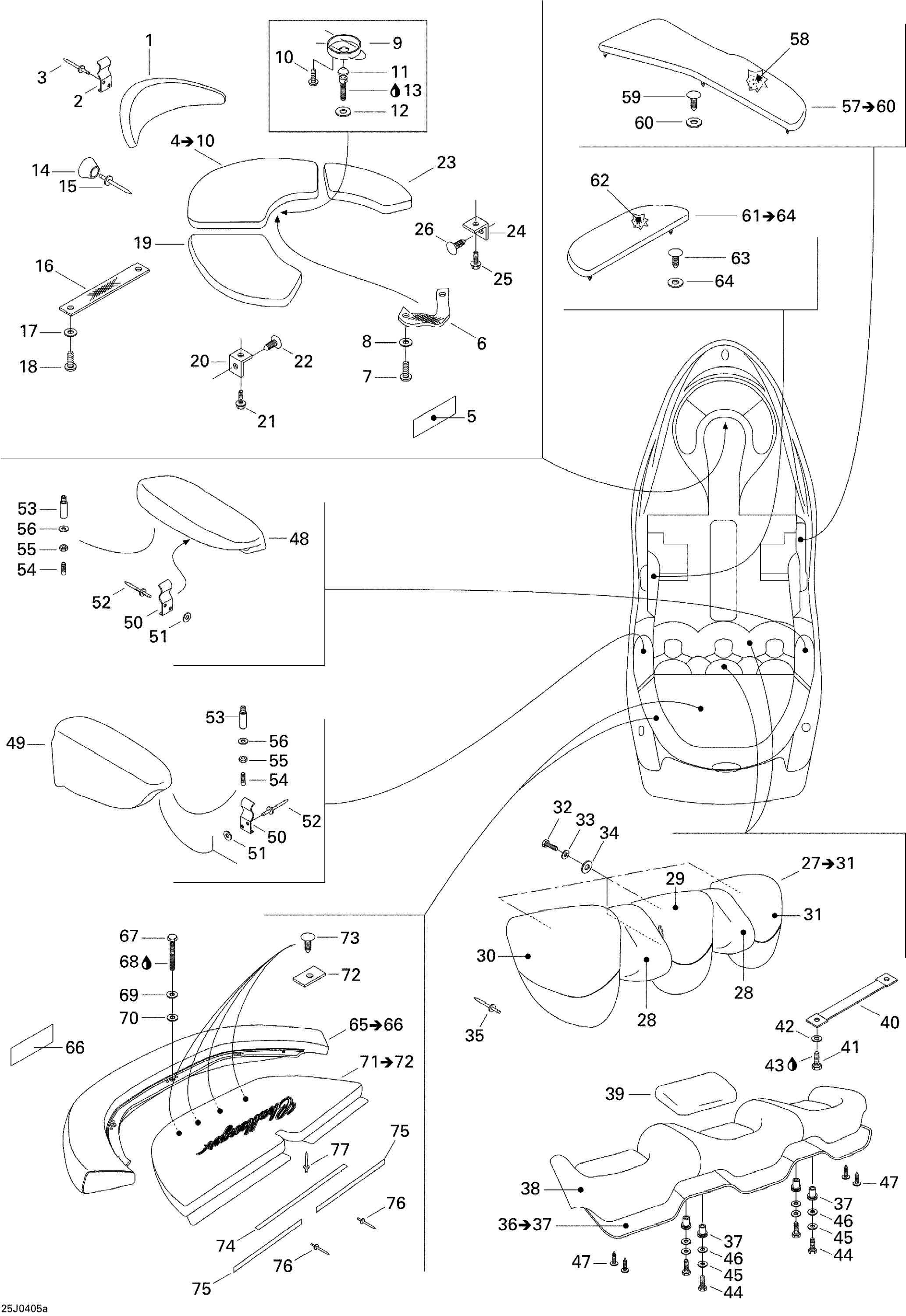 Seat (Front and Rear)