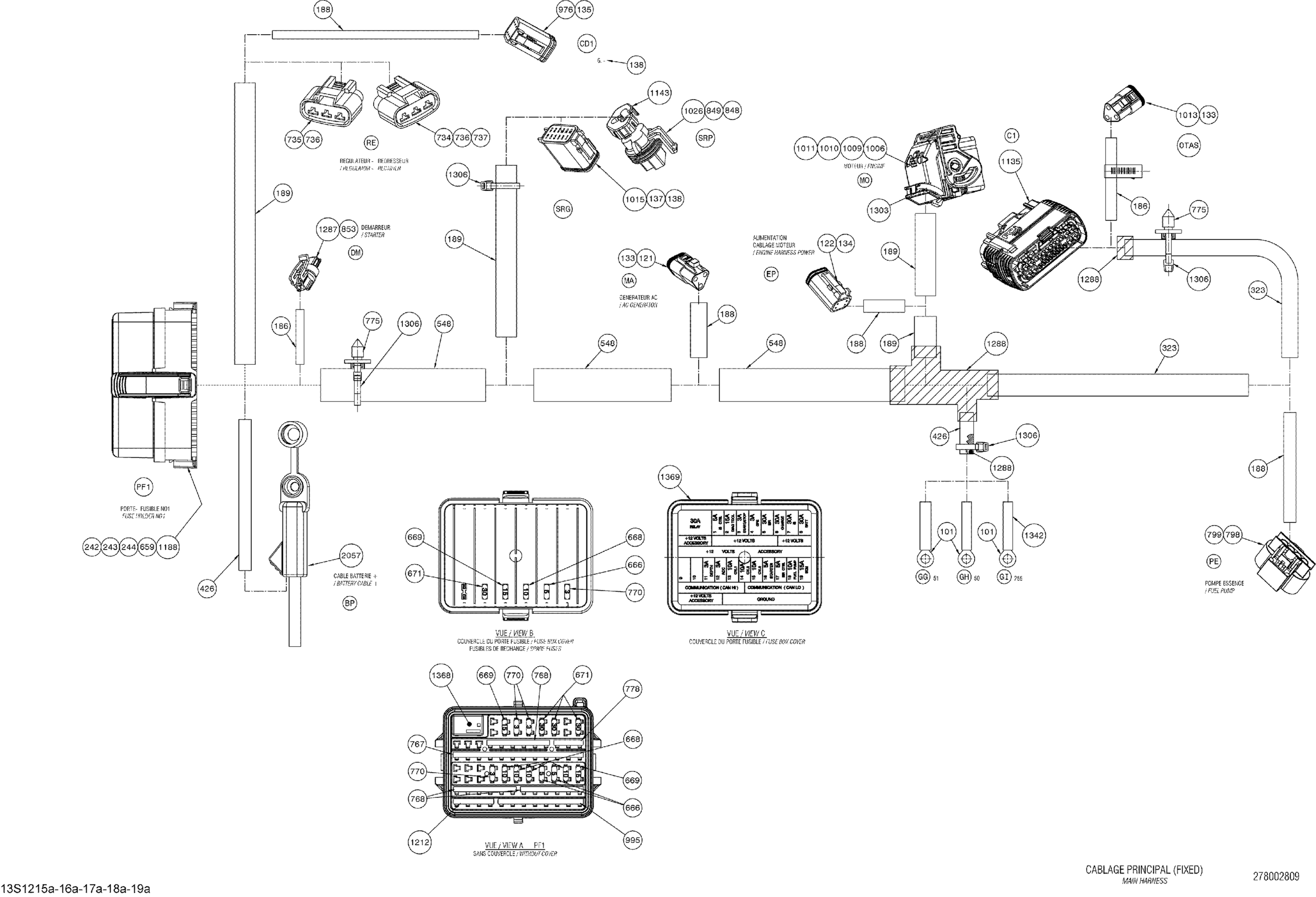 Схема узла: Electrical Harness Main