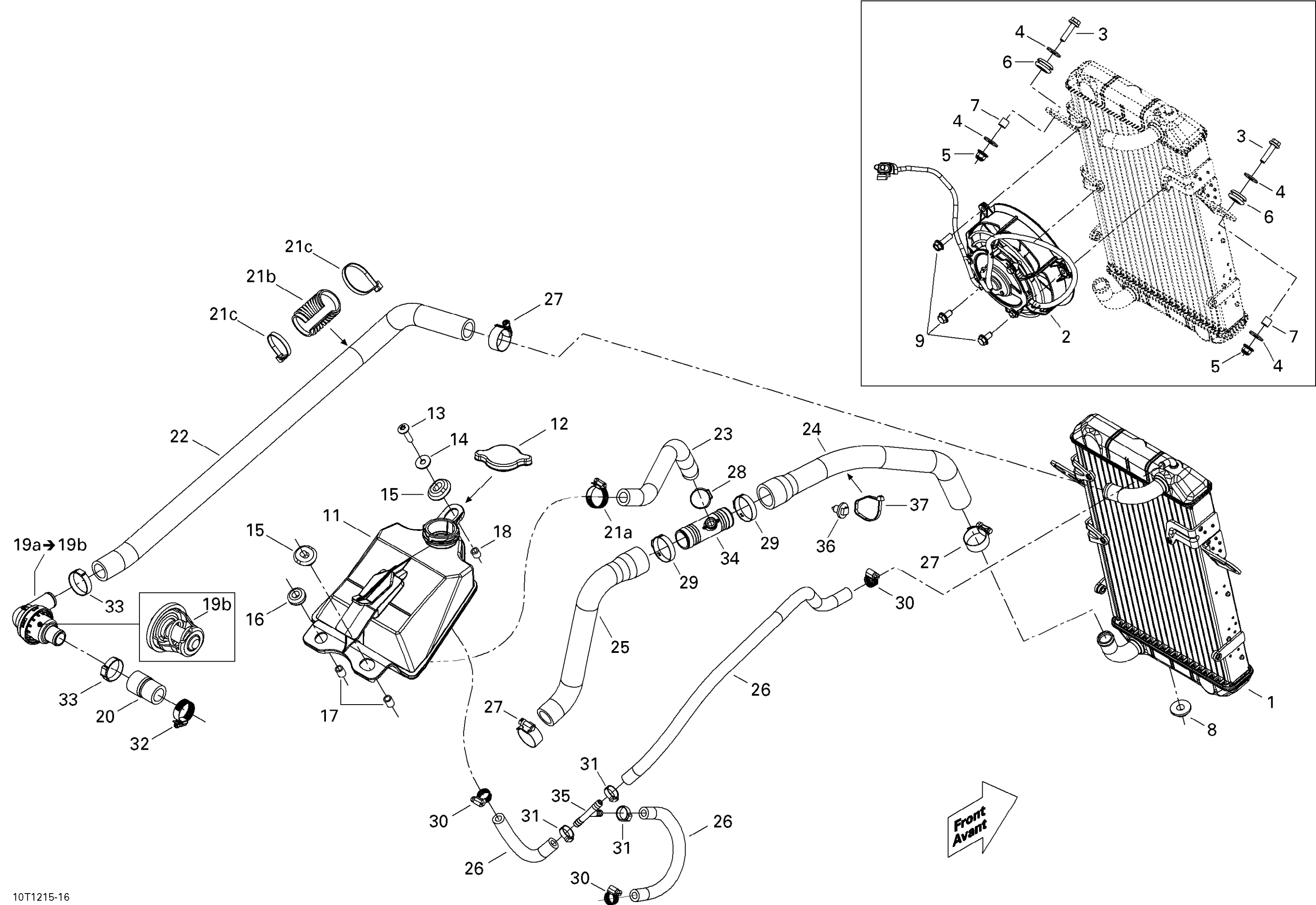 Схема узла: Cooling System _10T1215