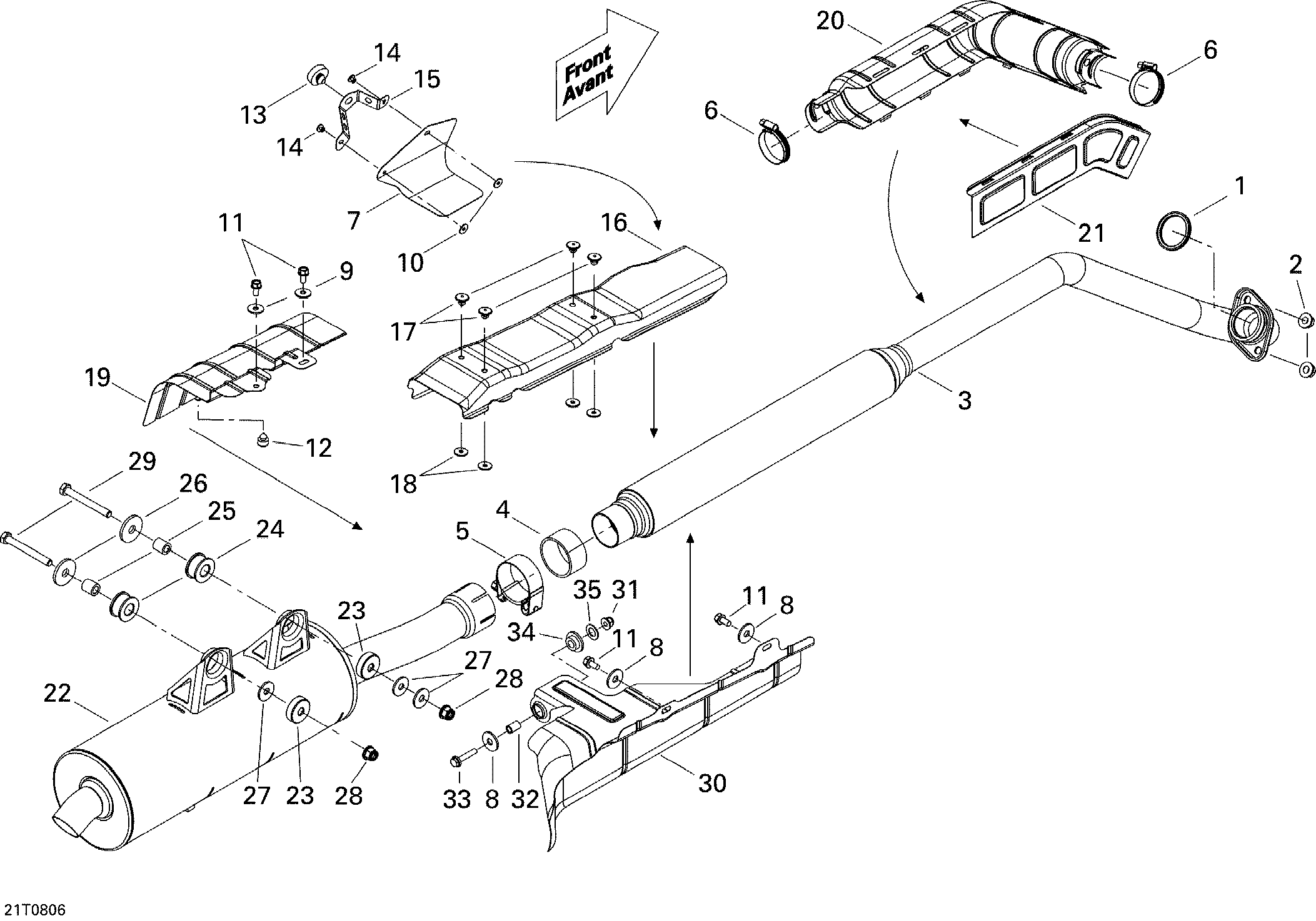 Схема узла: Exhaust System