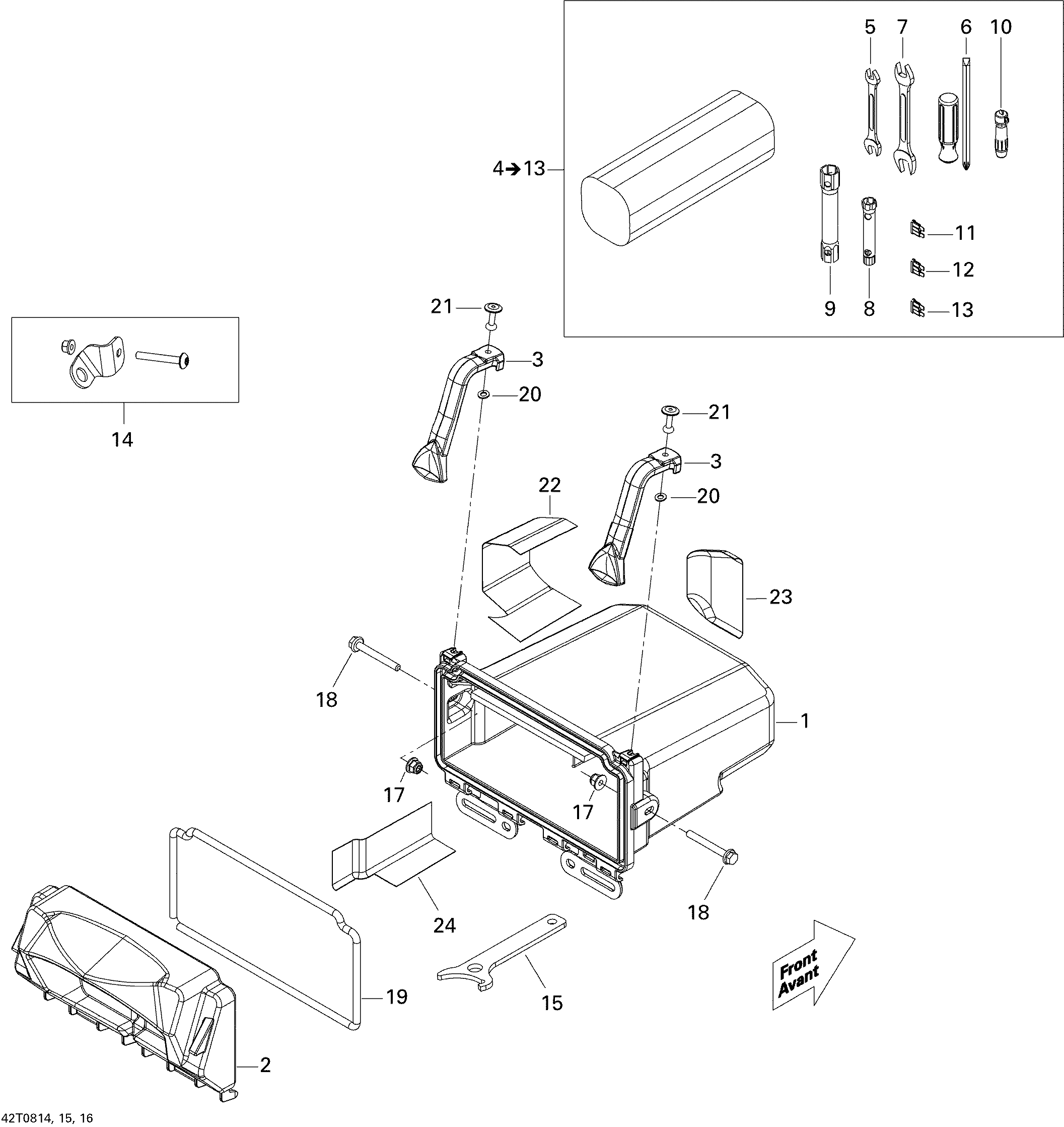 Схема узла: Rear Cargo Box