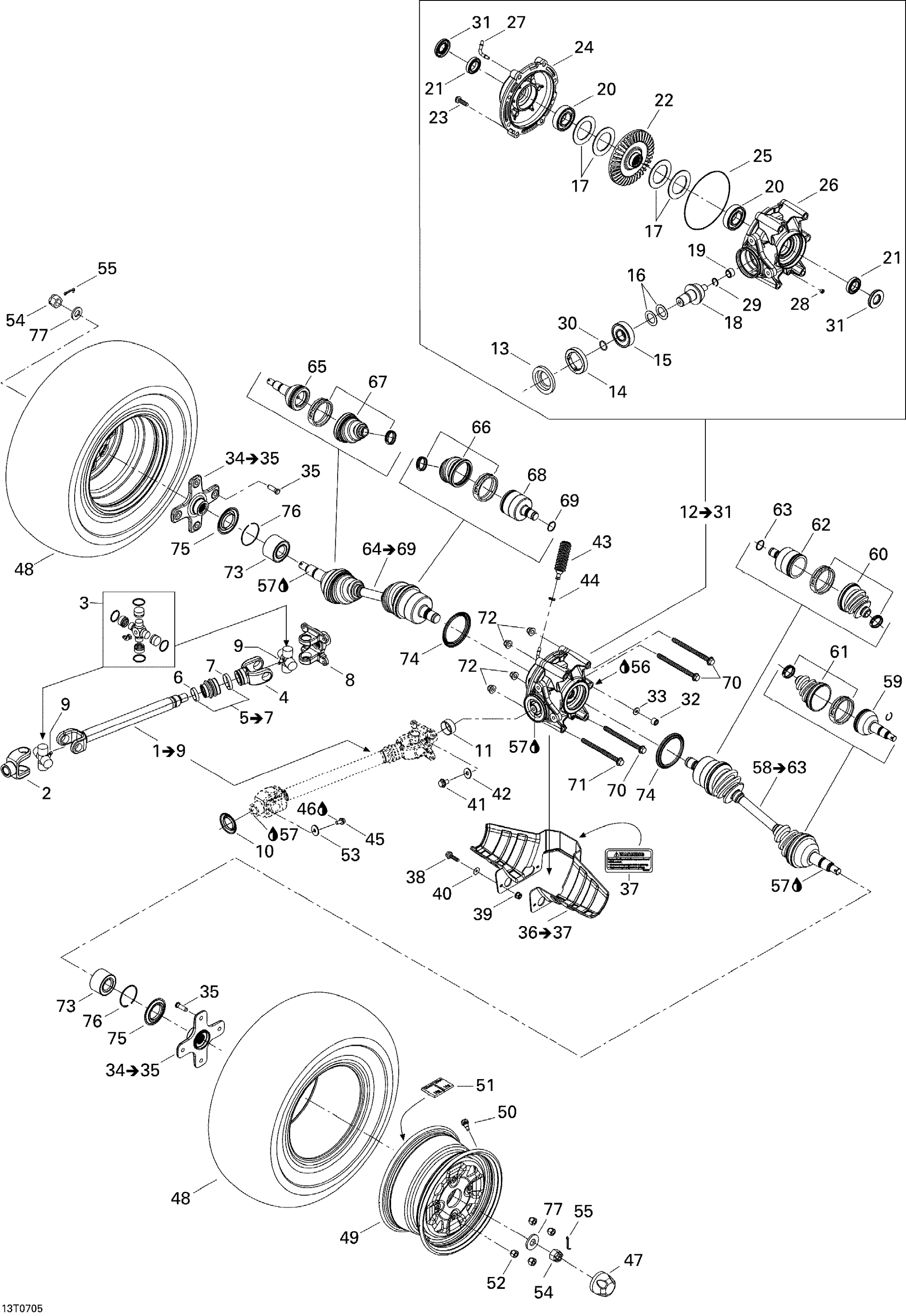 Drive System, Rear STD