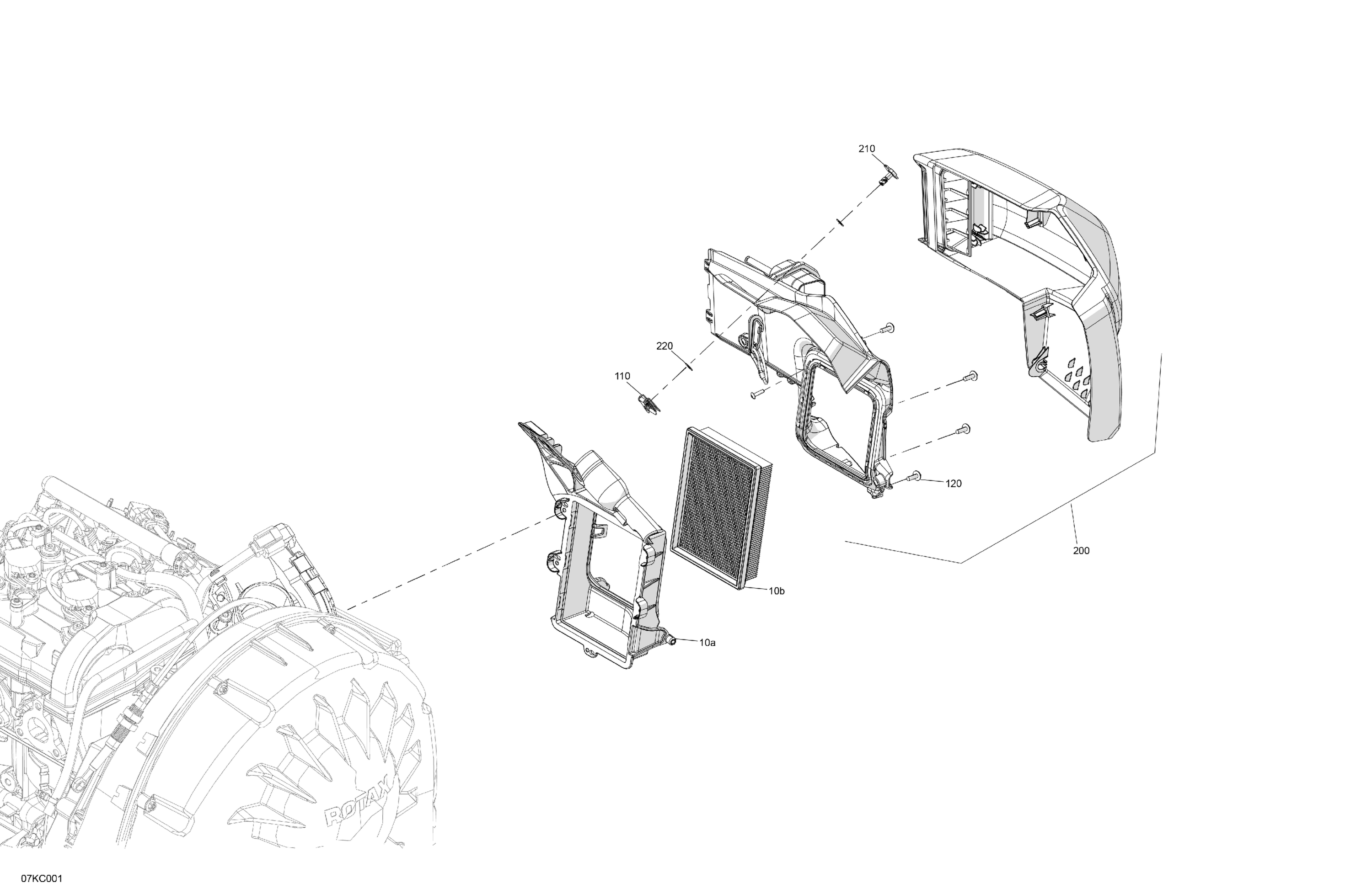 Engine - RH Air Intake